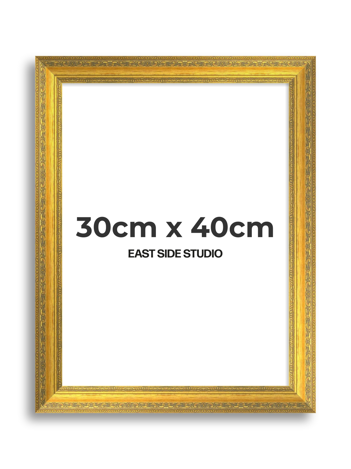 Florin Sculpted Gold 30cm x 40cm picture frame