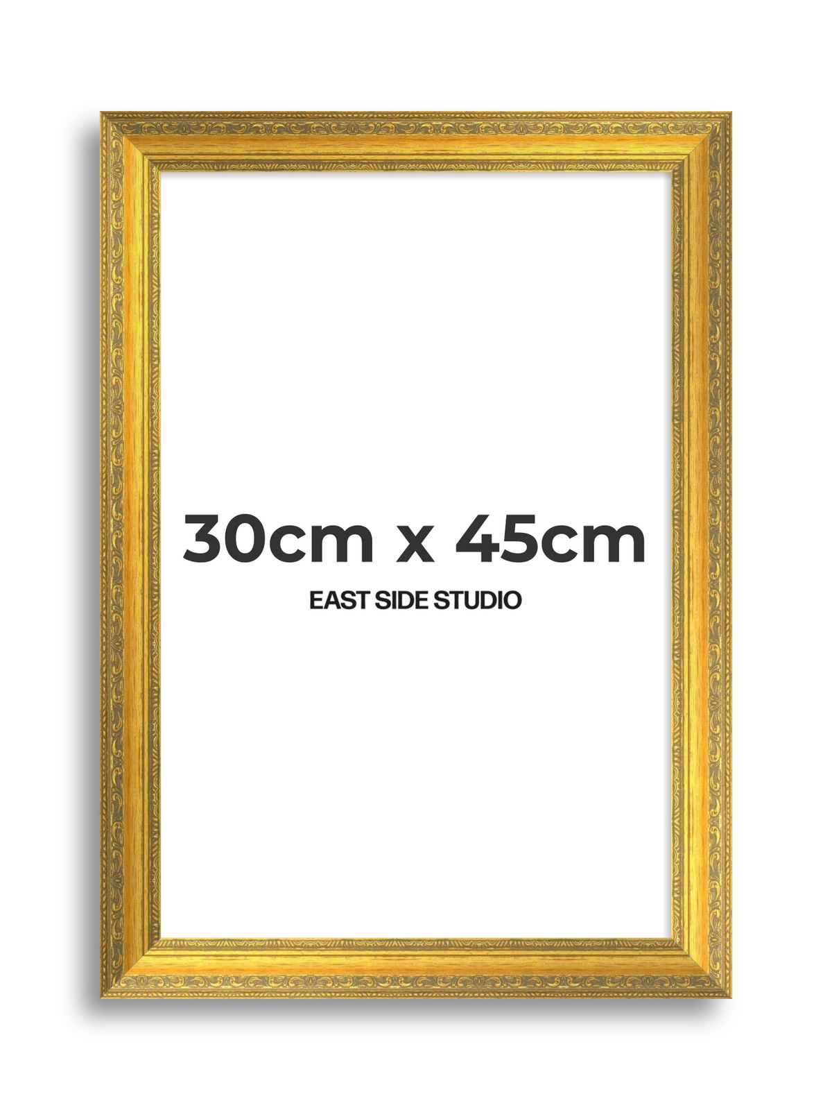 Florin Sculpted Gold 30cm x 45cm picture frame