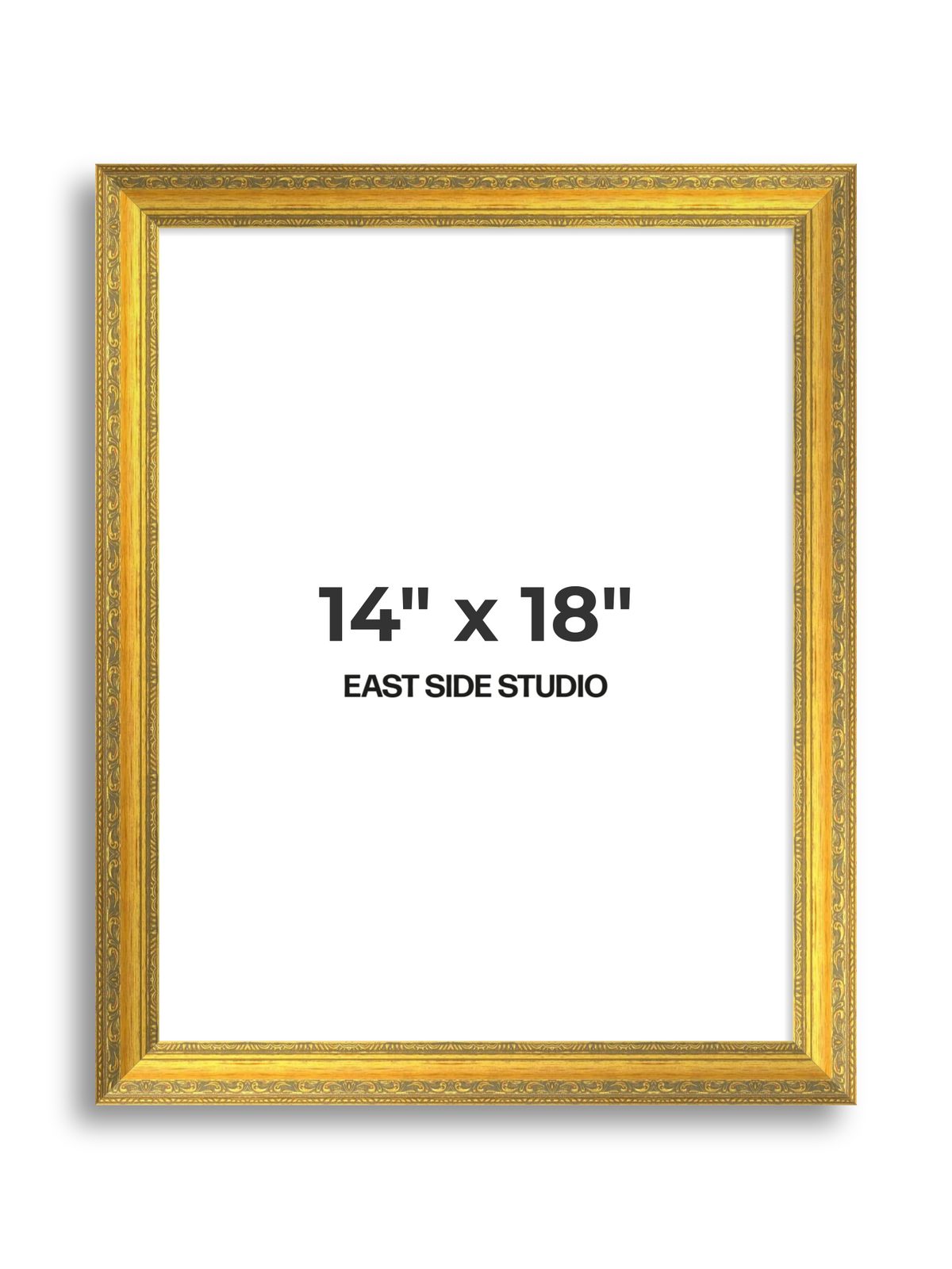 Florin Sculpted Gold 14" x 18" picture frame