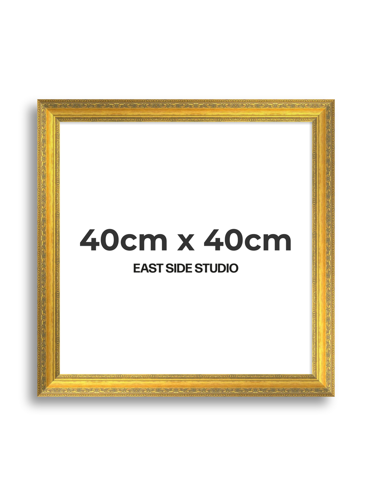 Florin Sculpted Gold 40cm x 40cm picture frame