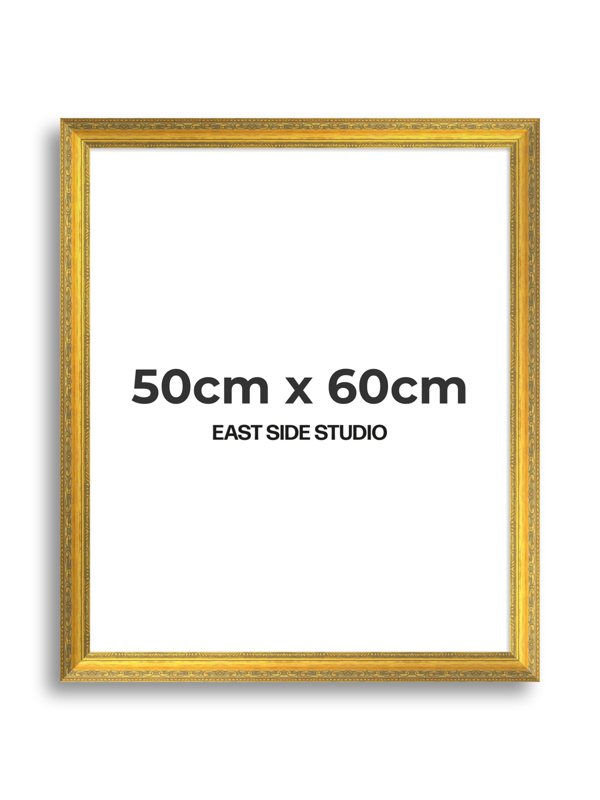Florin Sculpted Gold 50cm x 60cm picture frame