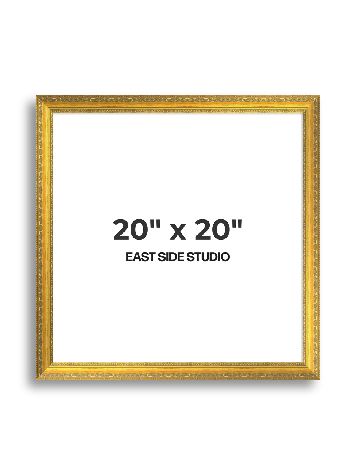 Florin Sculpted Gold 20" x 20" picture frame