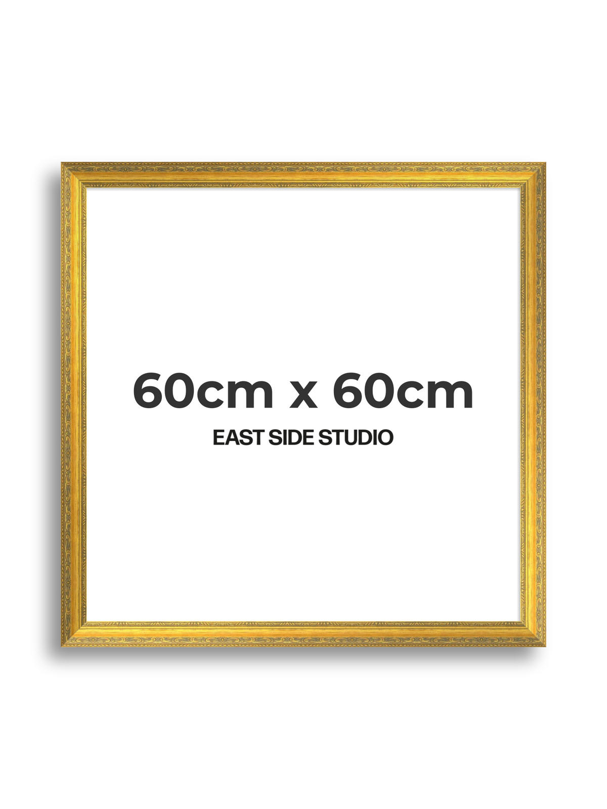 Florin Sculpted Gold 60cm x 60cm picture frame