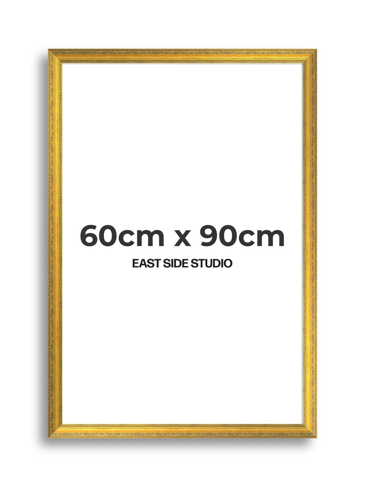 Florin Sculpted Gold 60cm x 90cm picture frame