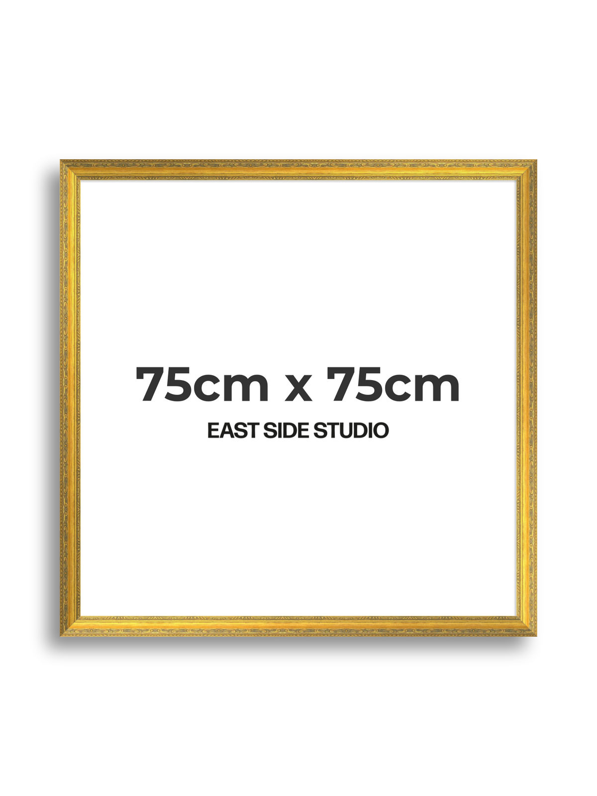 Florin Sculpted Gold 75cm x 75cm picture frame