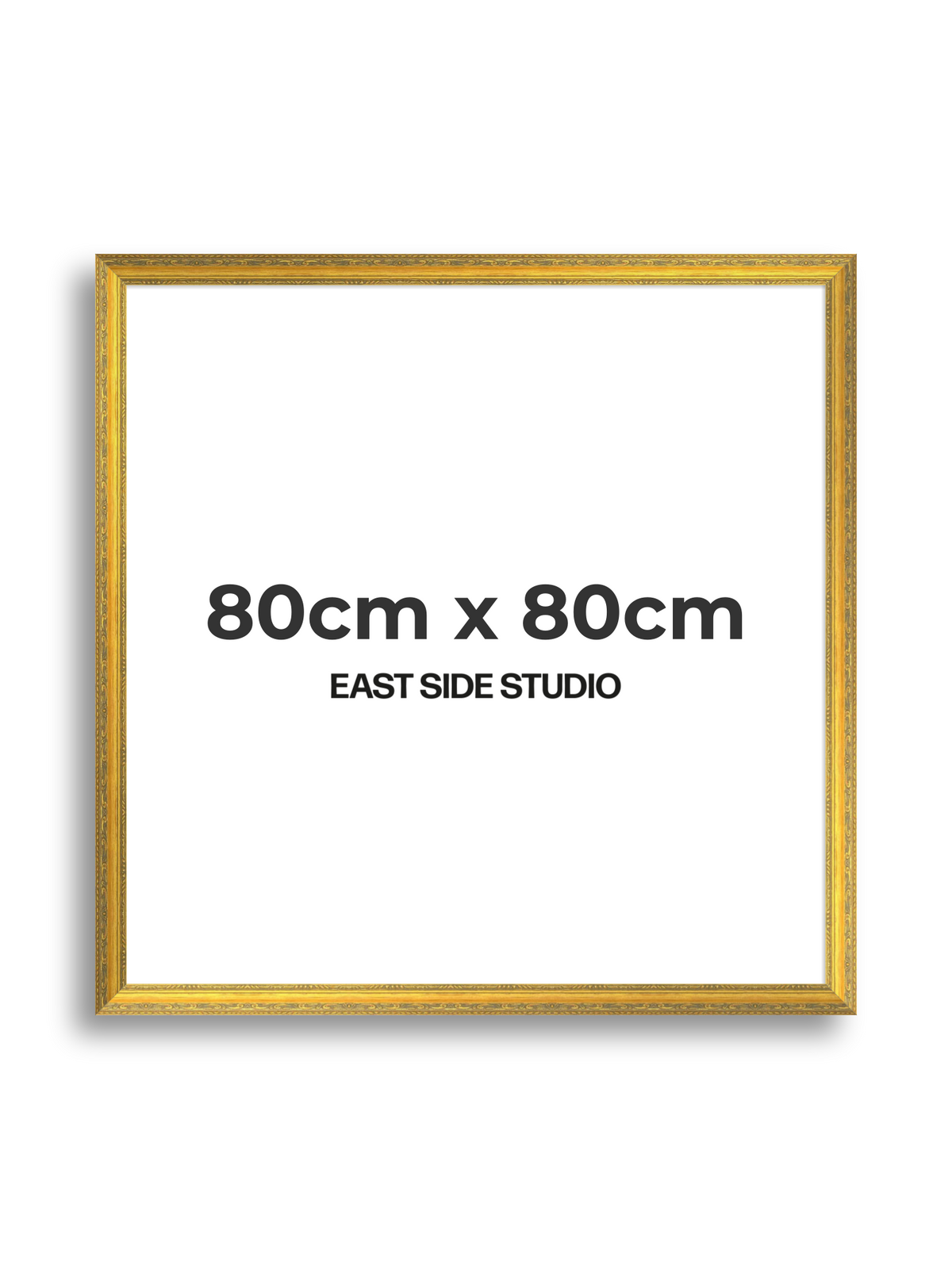 Florin Sculpted Gold 80cm x 80cm picture frame