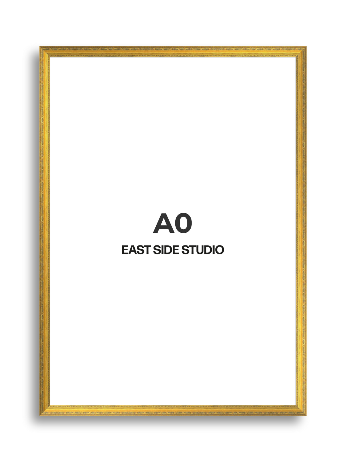 Florin Sculpted Gold A0 picture frame
