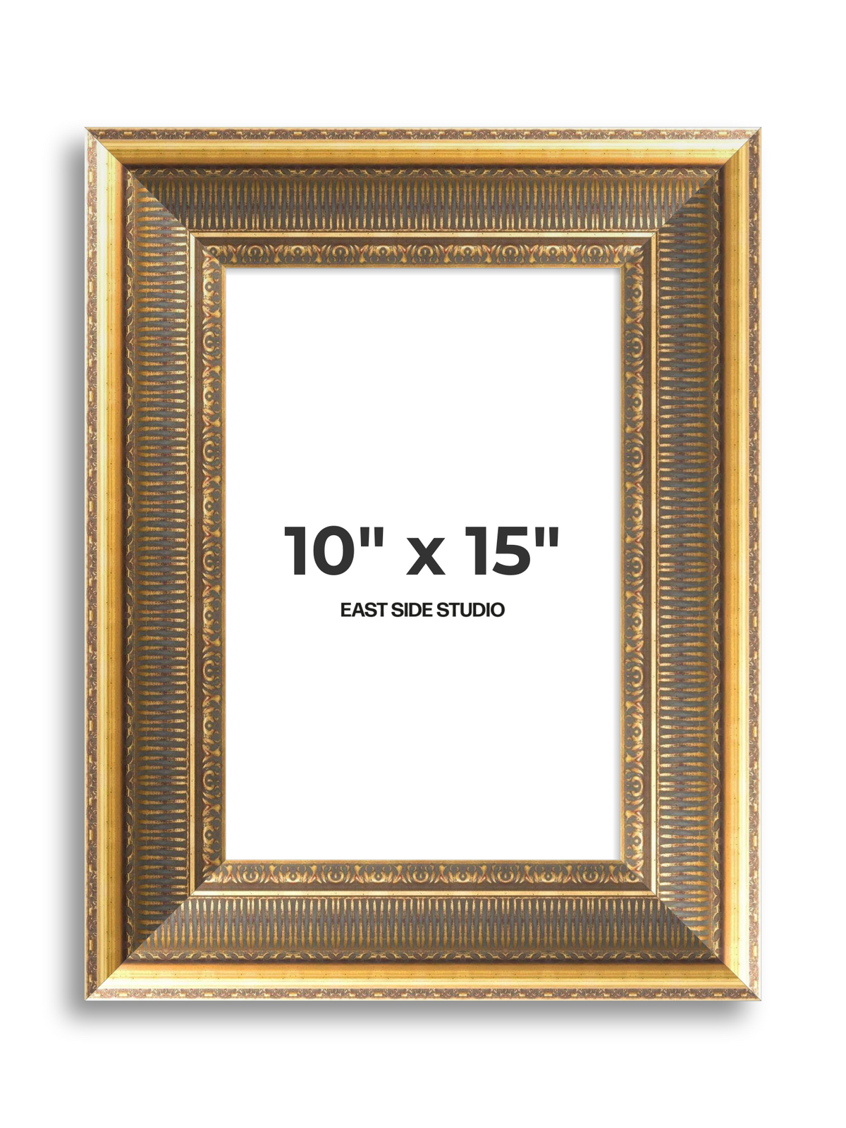 Cornice Grand Aged Gold 10" x 15" picture frame