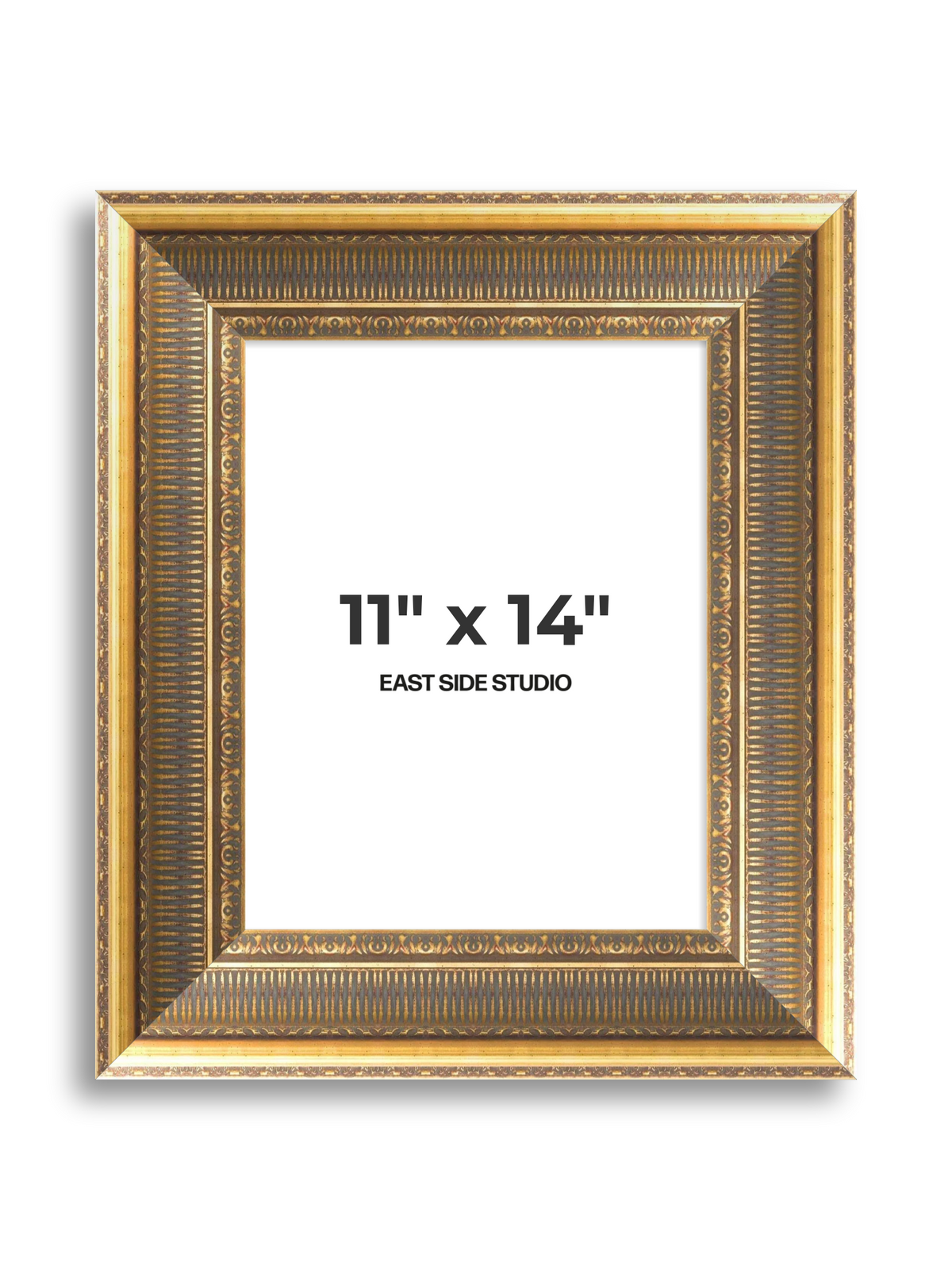 Cornice Grand Aged Gold 11" x 14" picture frame