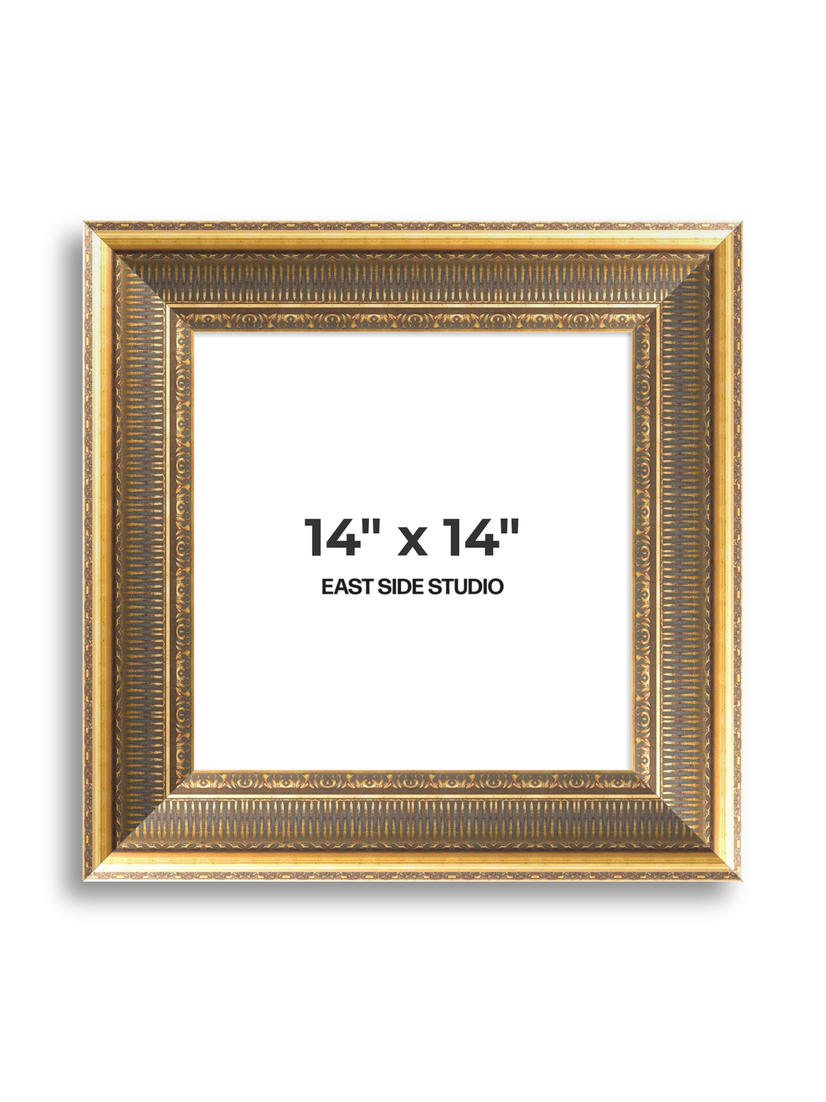Cornice Grand Aged Gold 14" x 14" picture frame