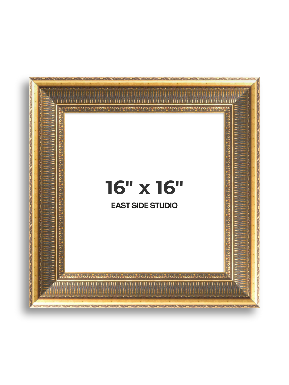 Cornice Grand Aged Gold 16" x 16" picture frame
