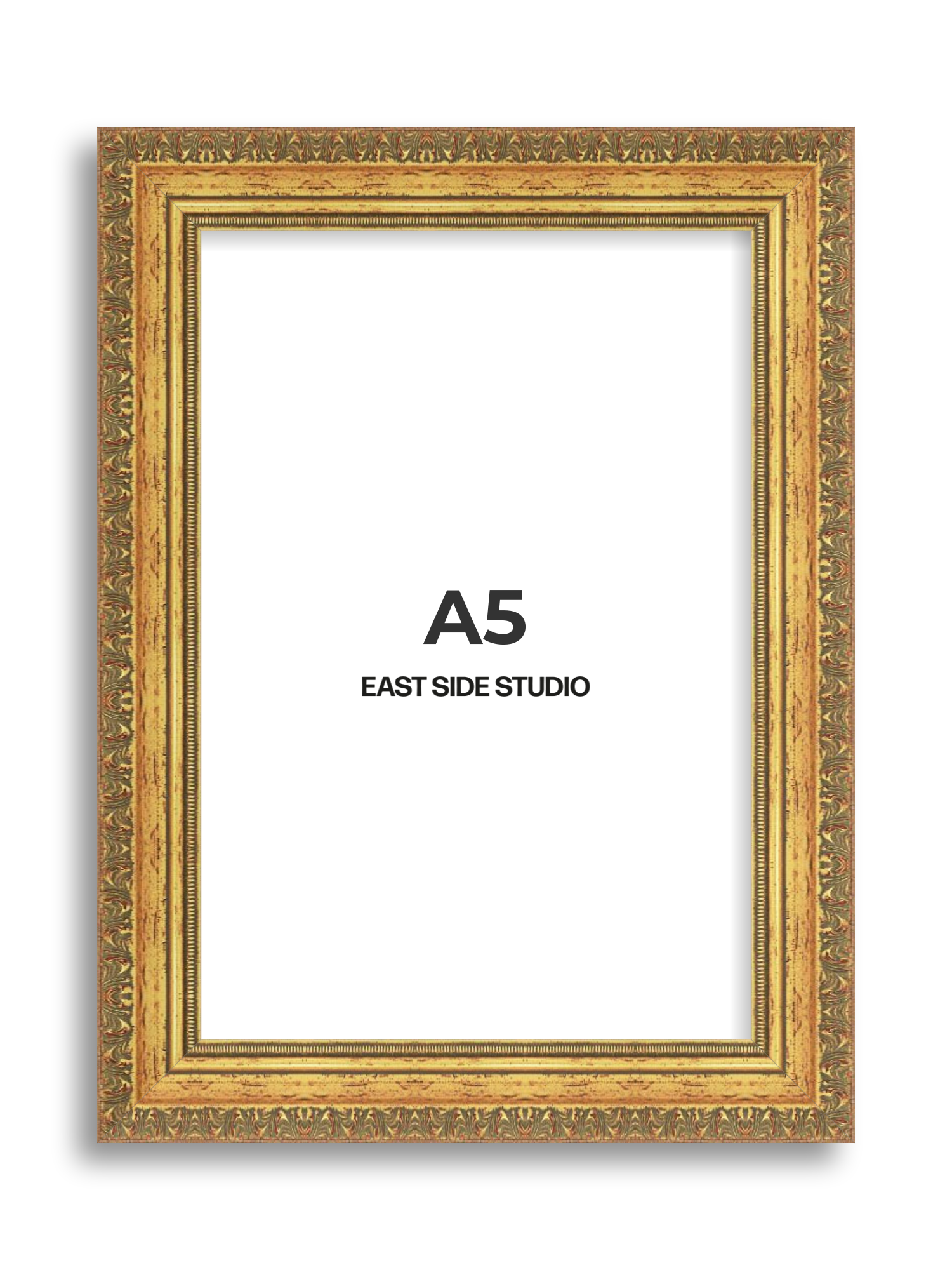 Ornate Gold A5 picture frame