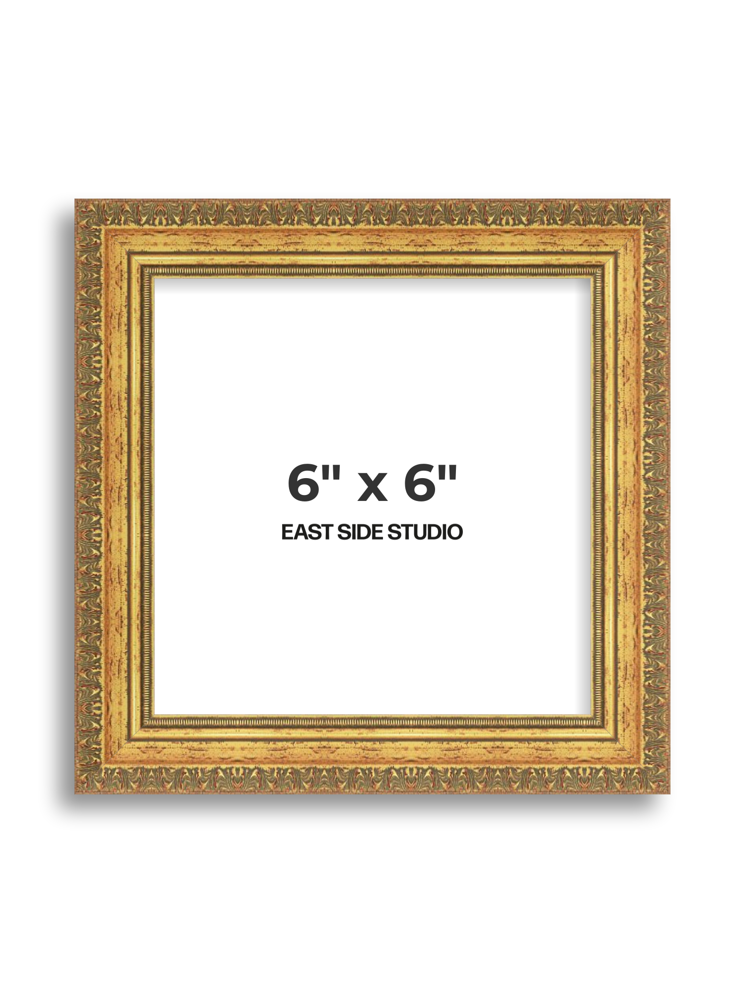 Ornate Gold 6" x 6" picture frame
