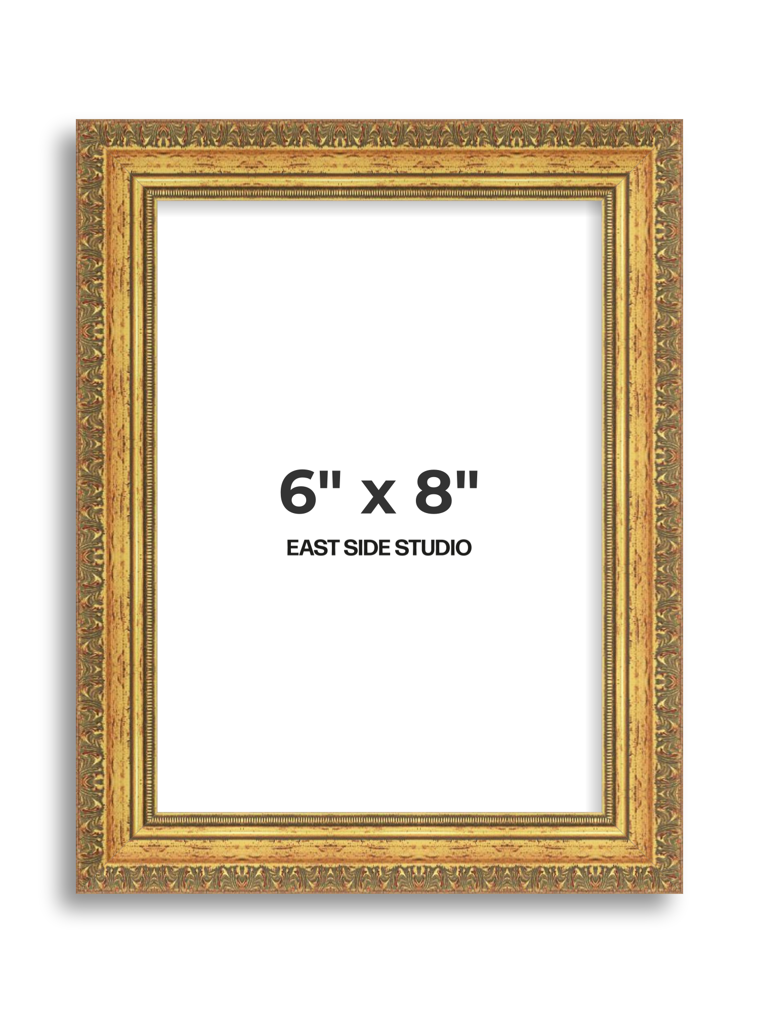 Ornate Gold 6" x 8" picture frame