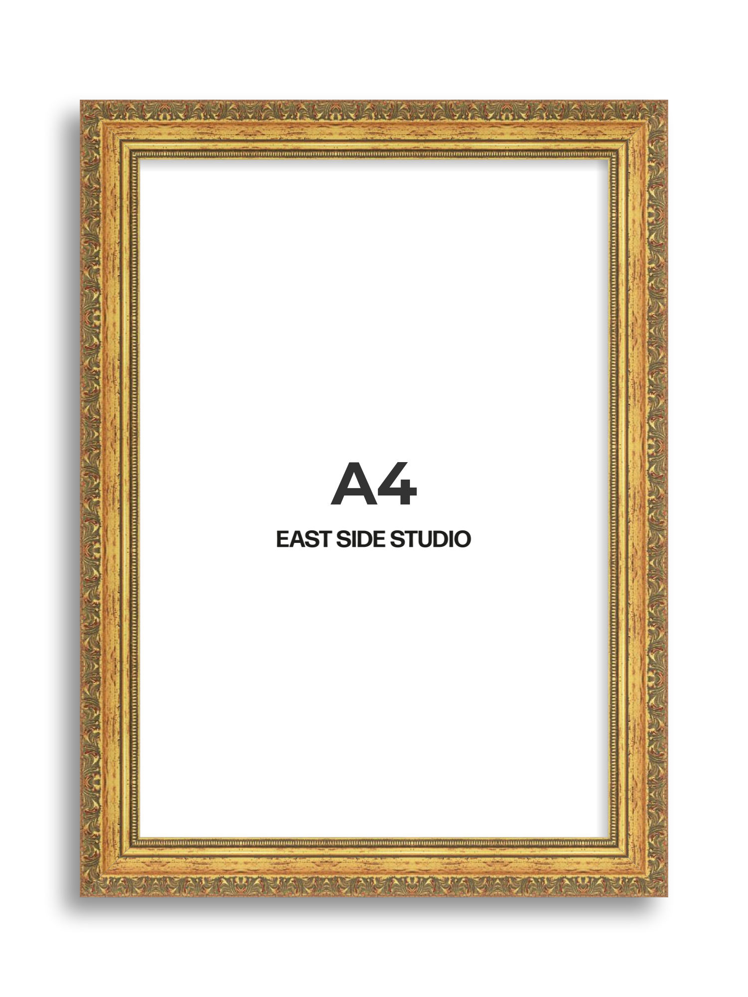 Ornate Gold A4 picture frame