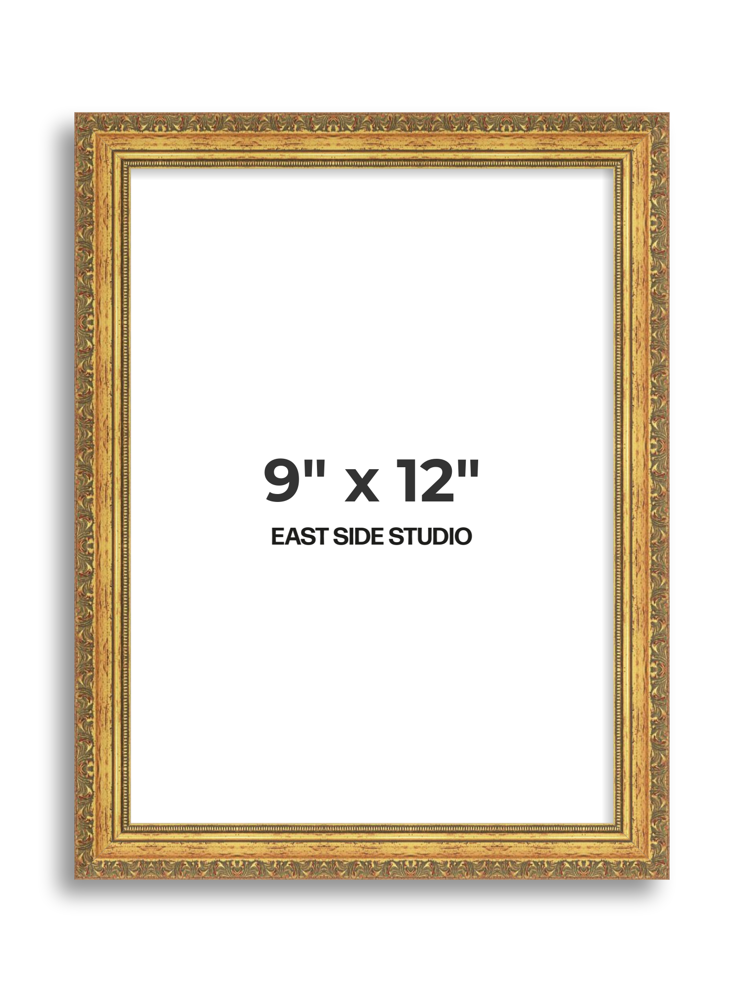 Ornate Gold 9" x 12" picture frame