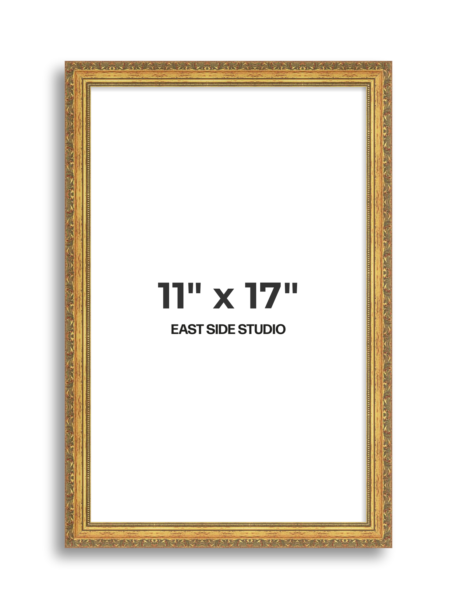 Ornate Gold 11" x 17" picture frame