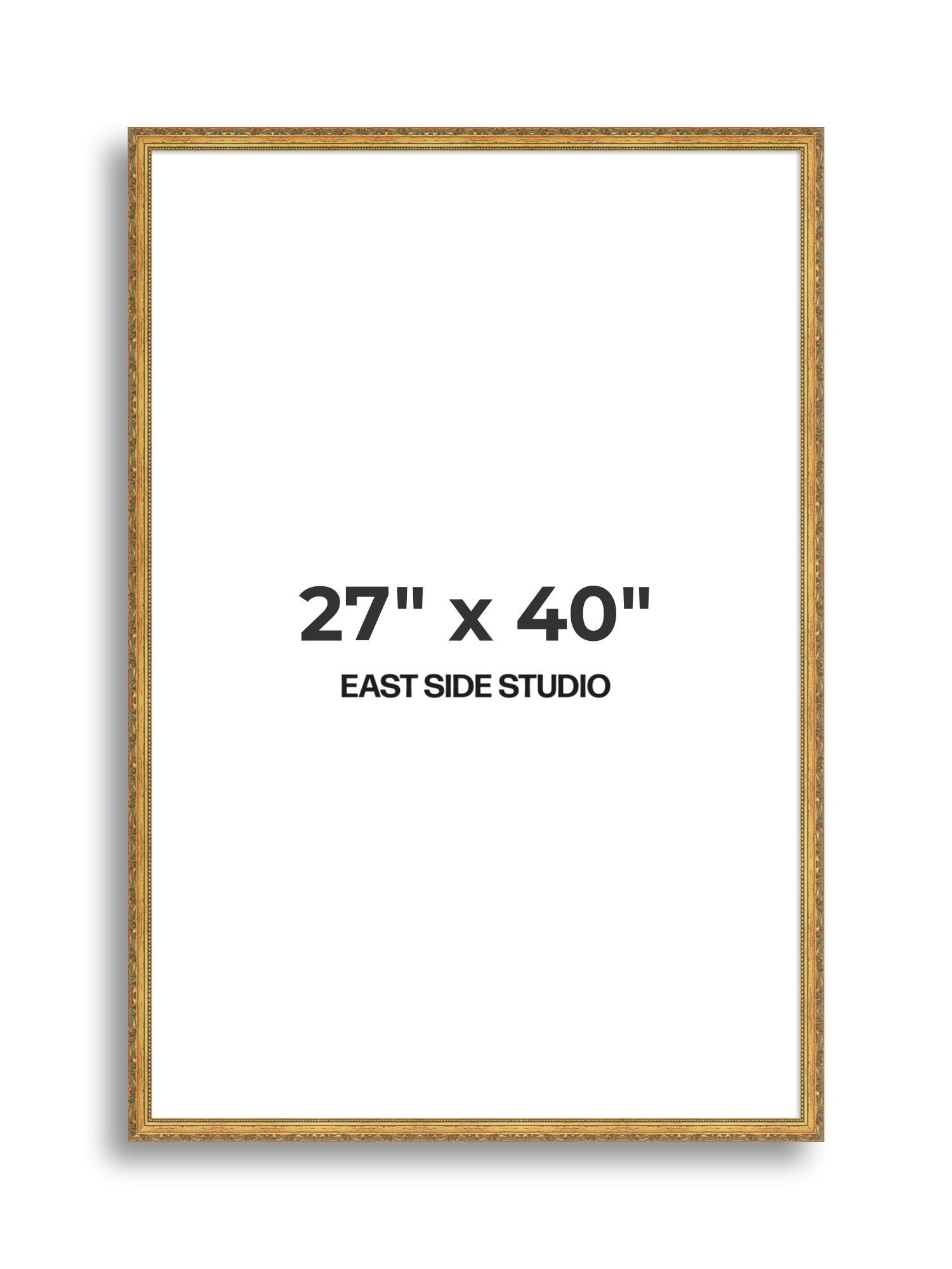 Ornate Gold 27" x 40" picture frame