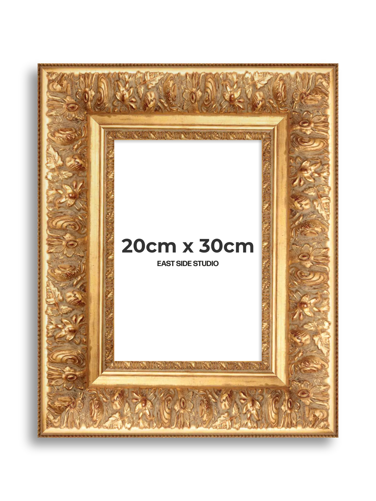 Rocaille Gold 20cm x 30cm picture frame