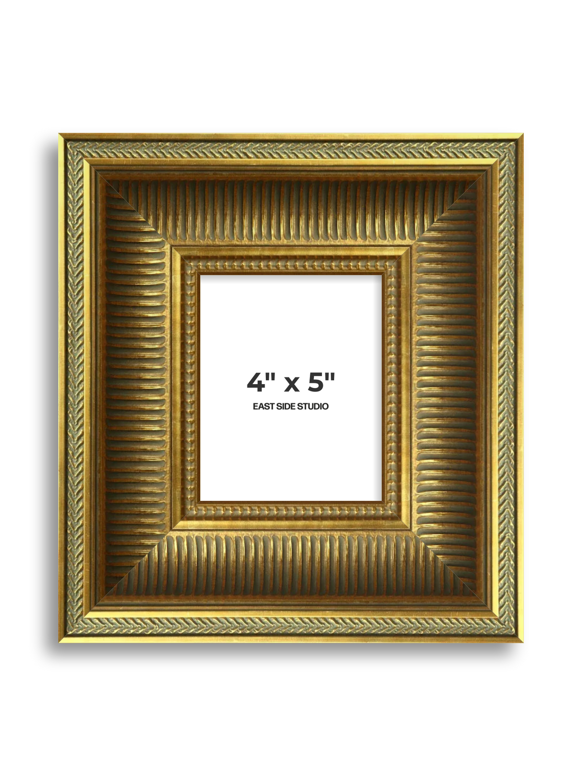Portico Gold 4" x 5" picture frame