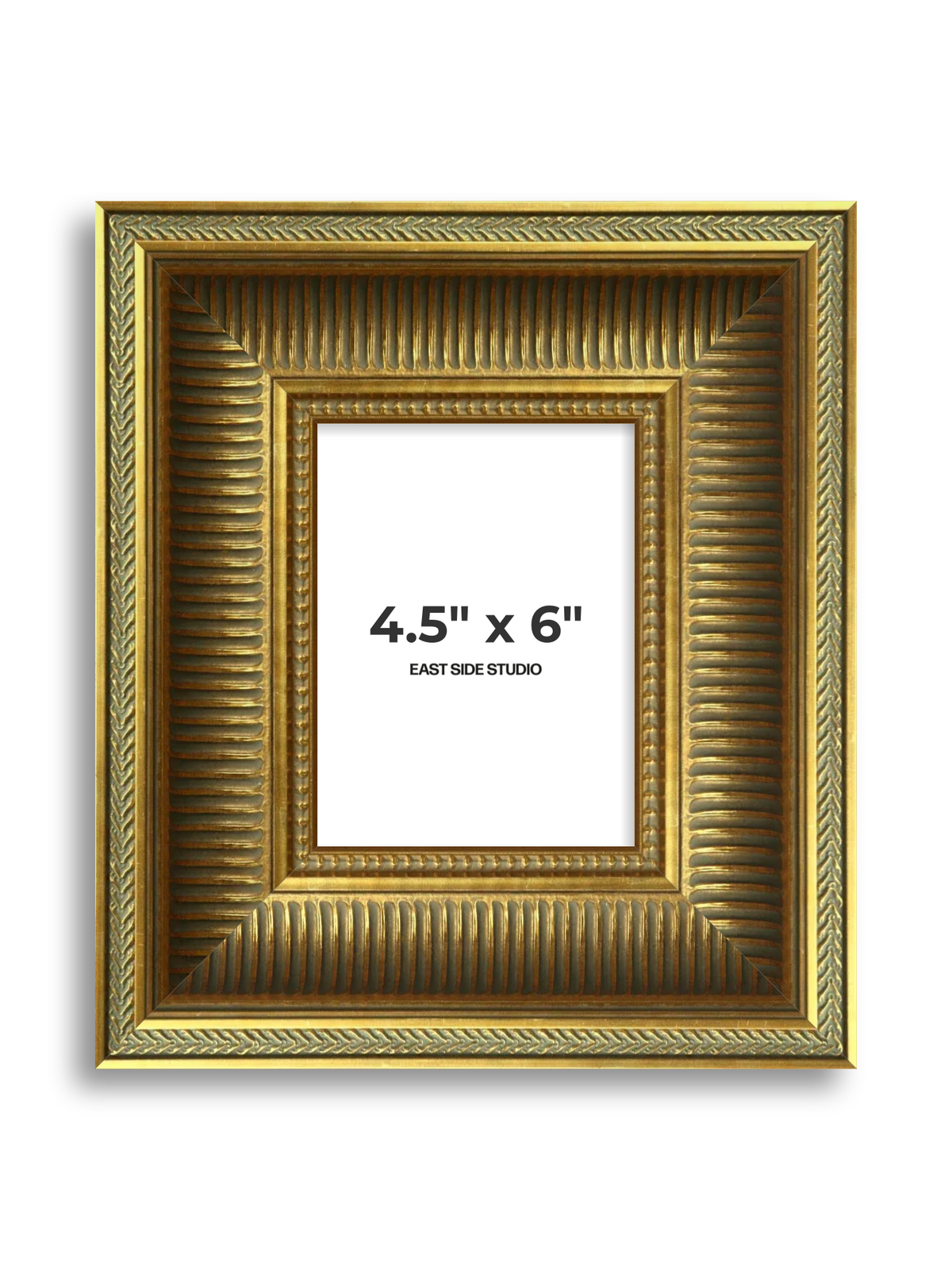 Portico Gold 4.5" x 6" picture frame