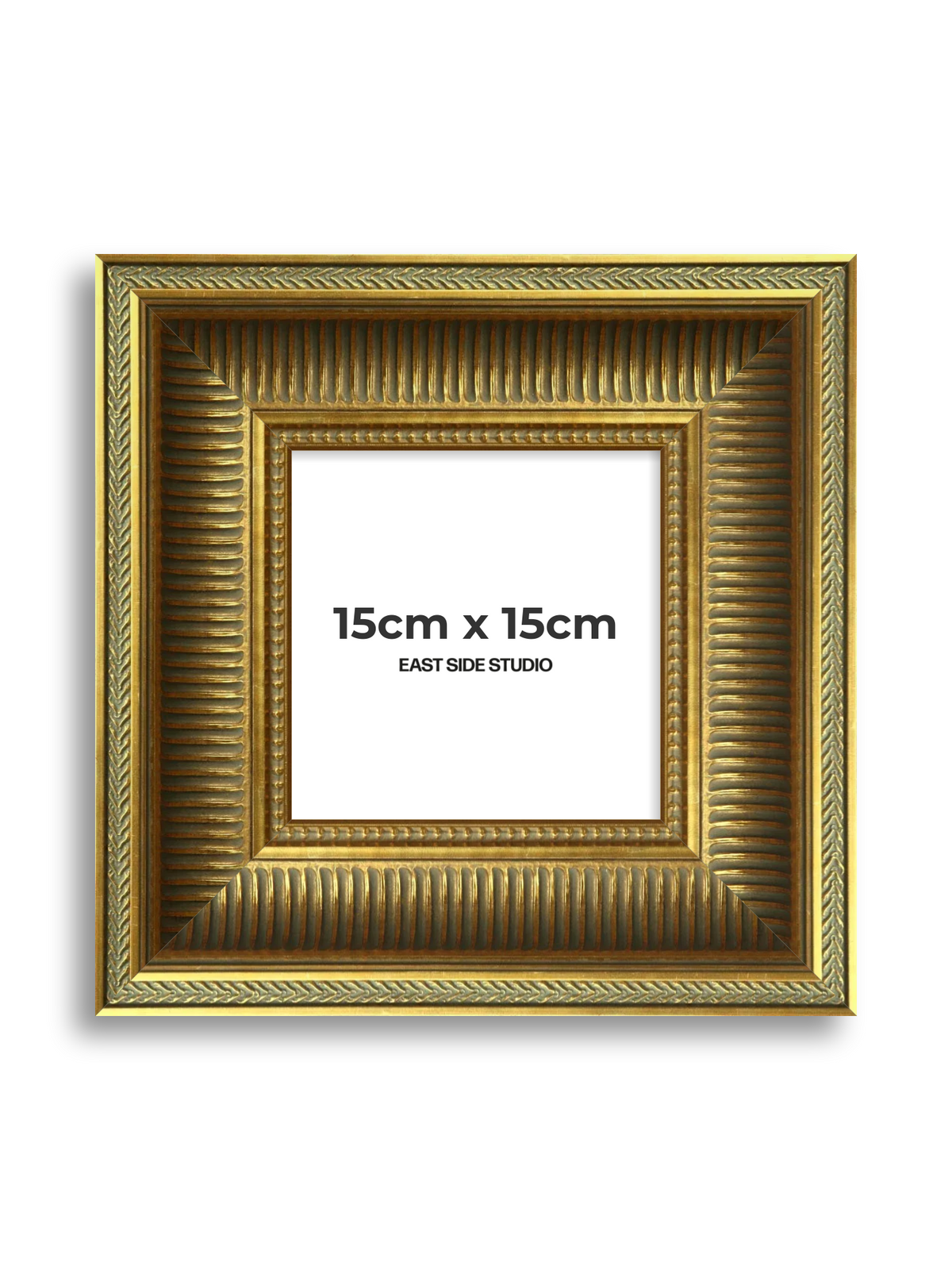 Portico Gold 15cm x 15cm picture frame