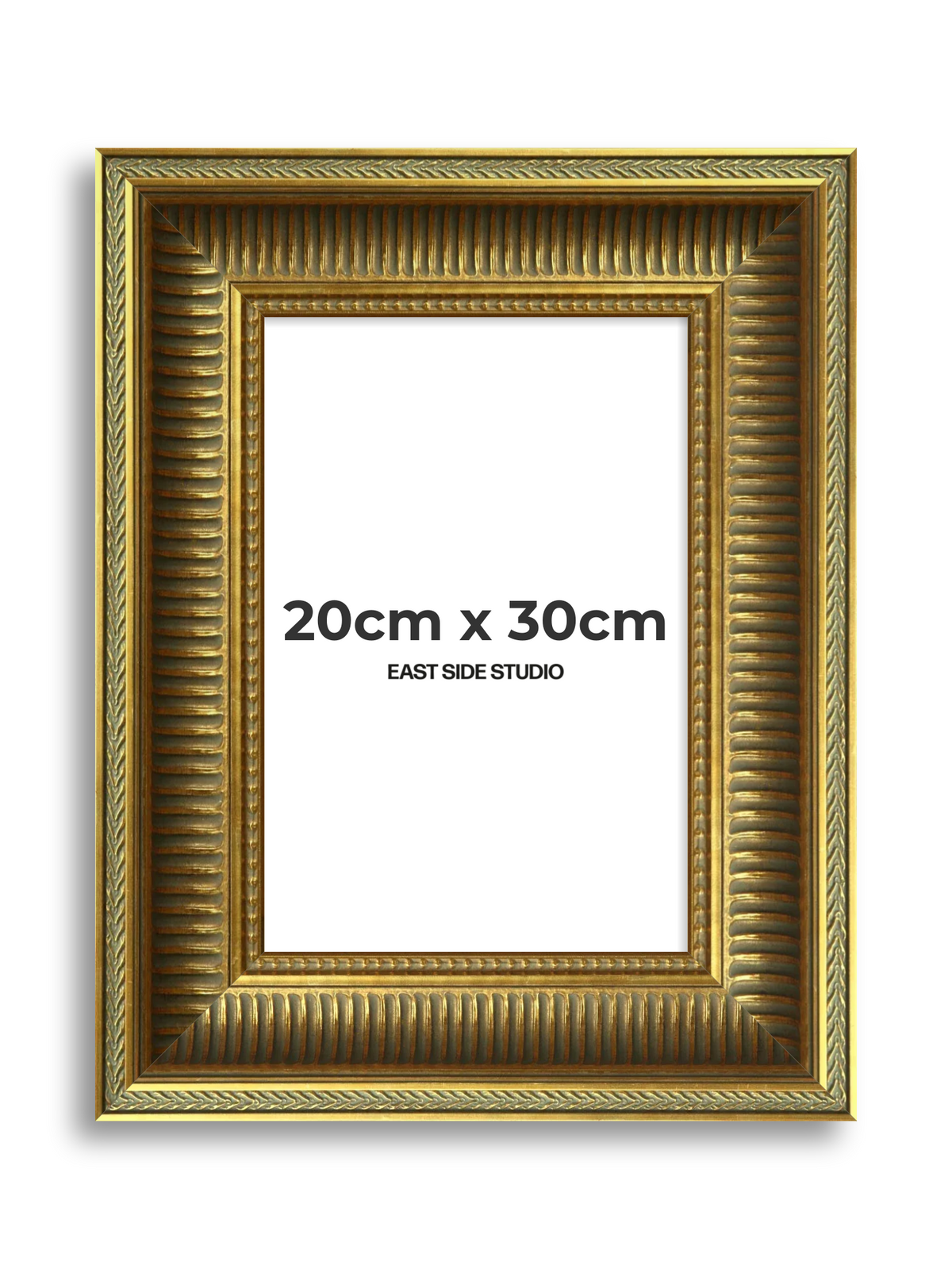 Portico Gold 20cm x 30cm picture frame