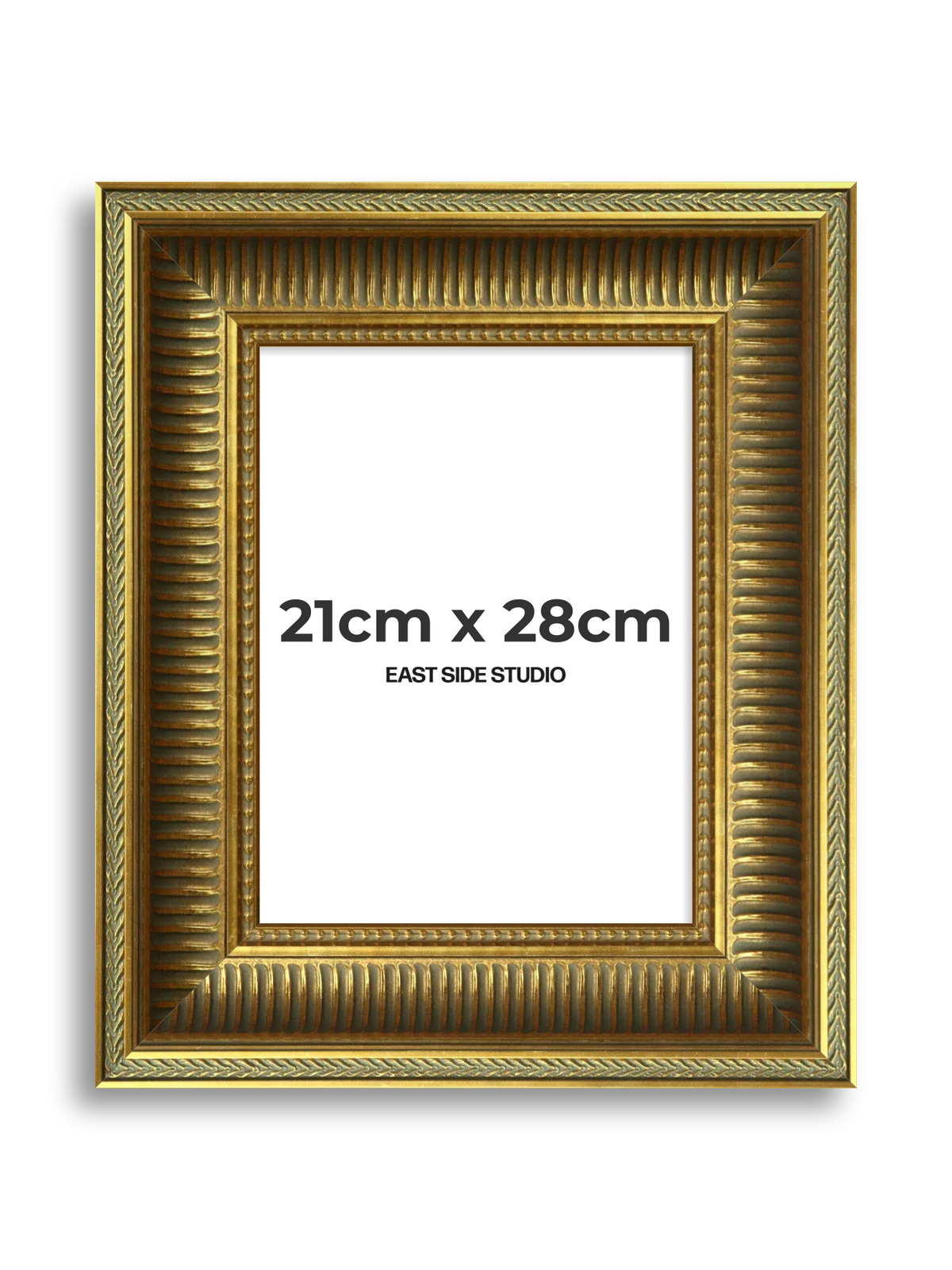Portico Gold 21cm x 28cm picture frame