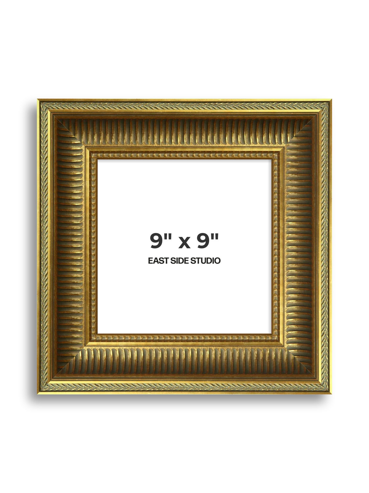 Portico Gold 9" x 9" picture frame