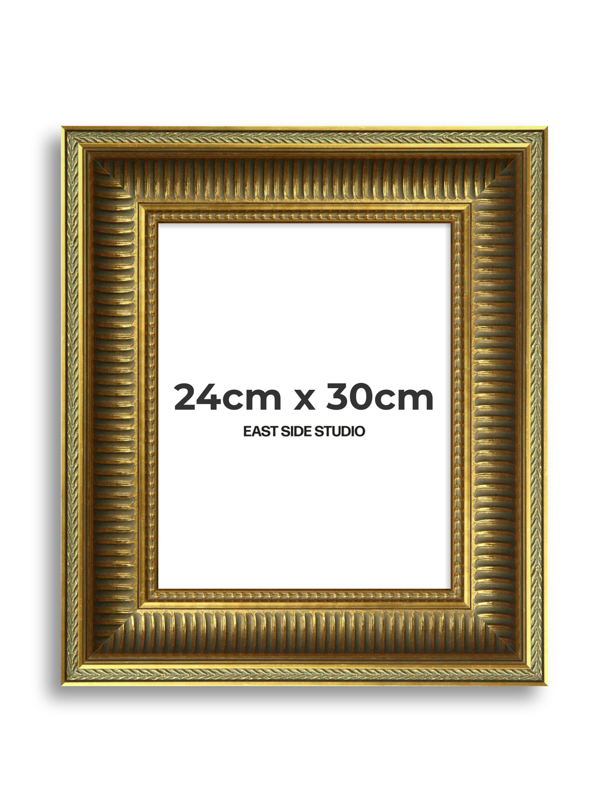 Portico Gold 24cm x 30cm picture frame