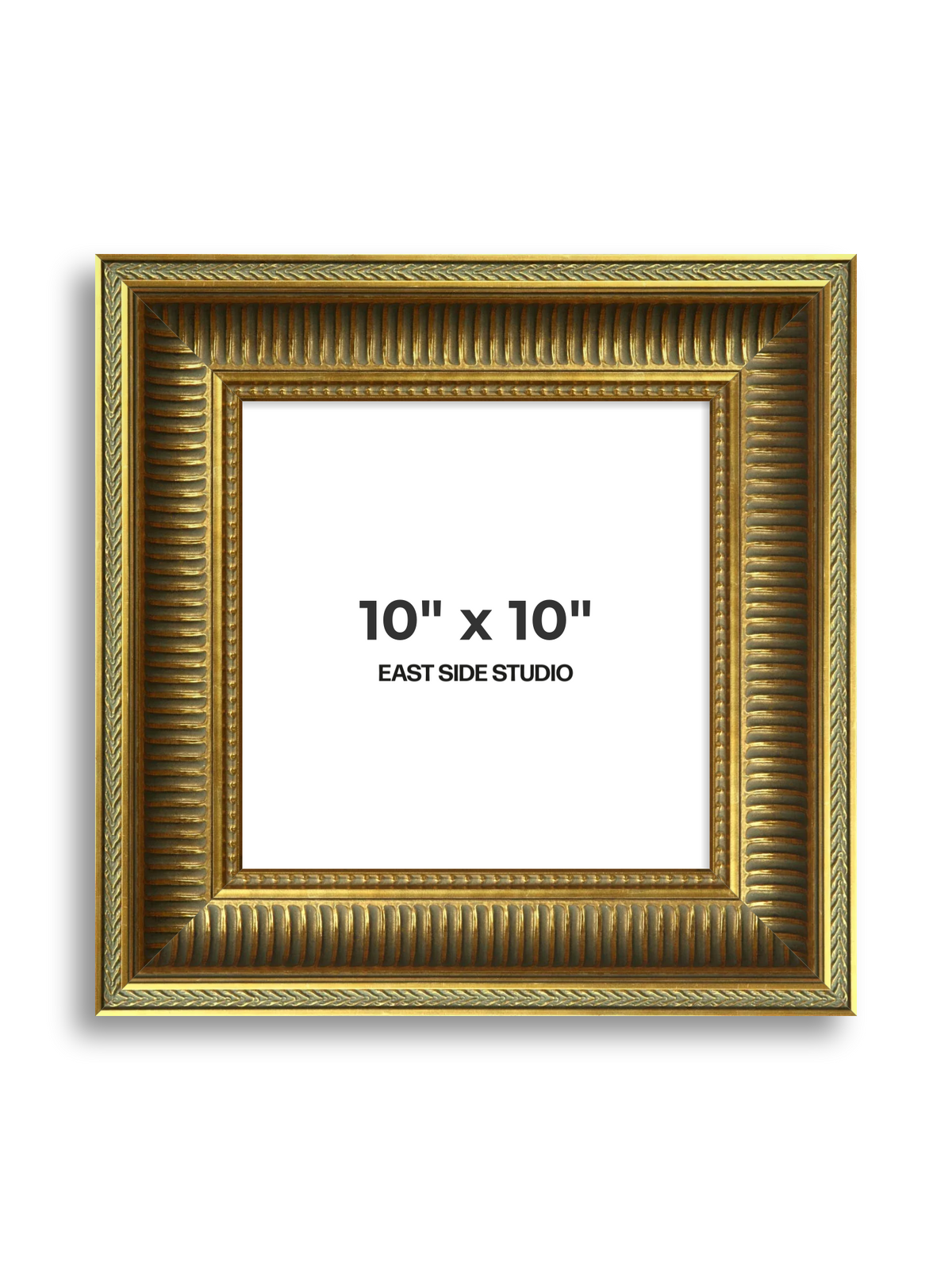 Portico Gold 10" x 10" picture frame