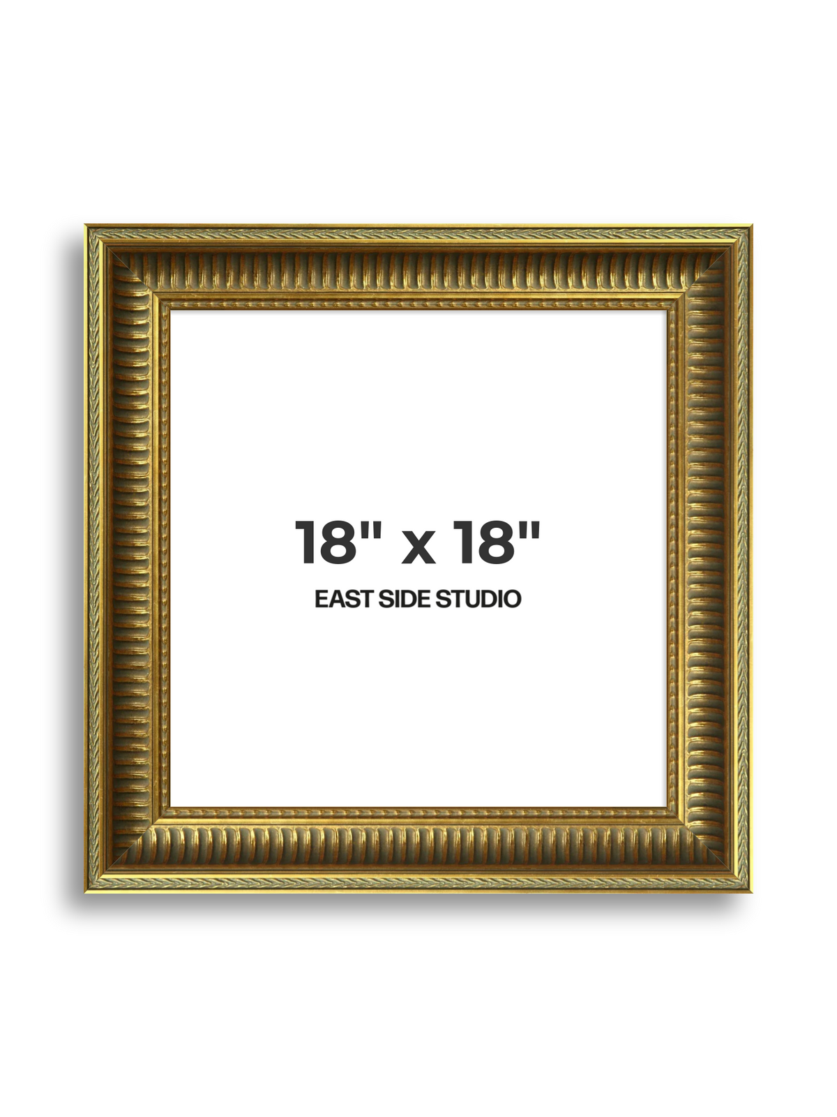 Portico Gold 18" x 18" picture frame
