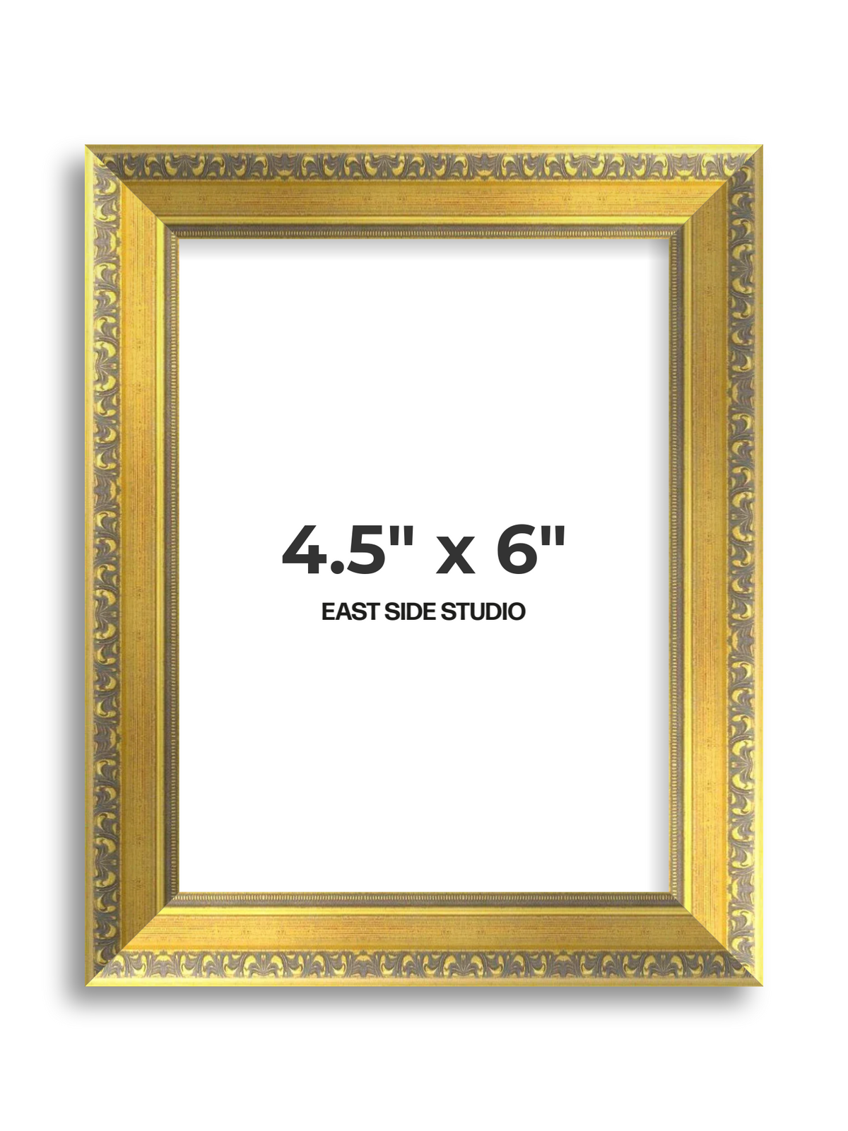 Florin Gold 4.5" x 6" picture frame