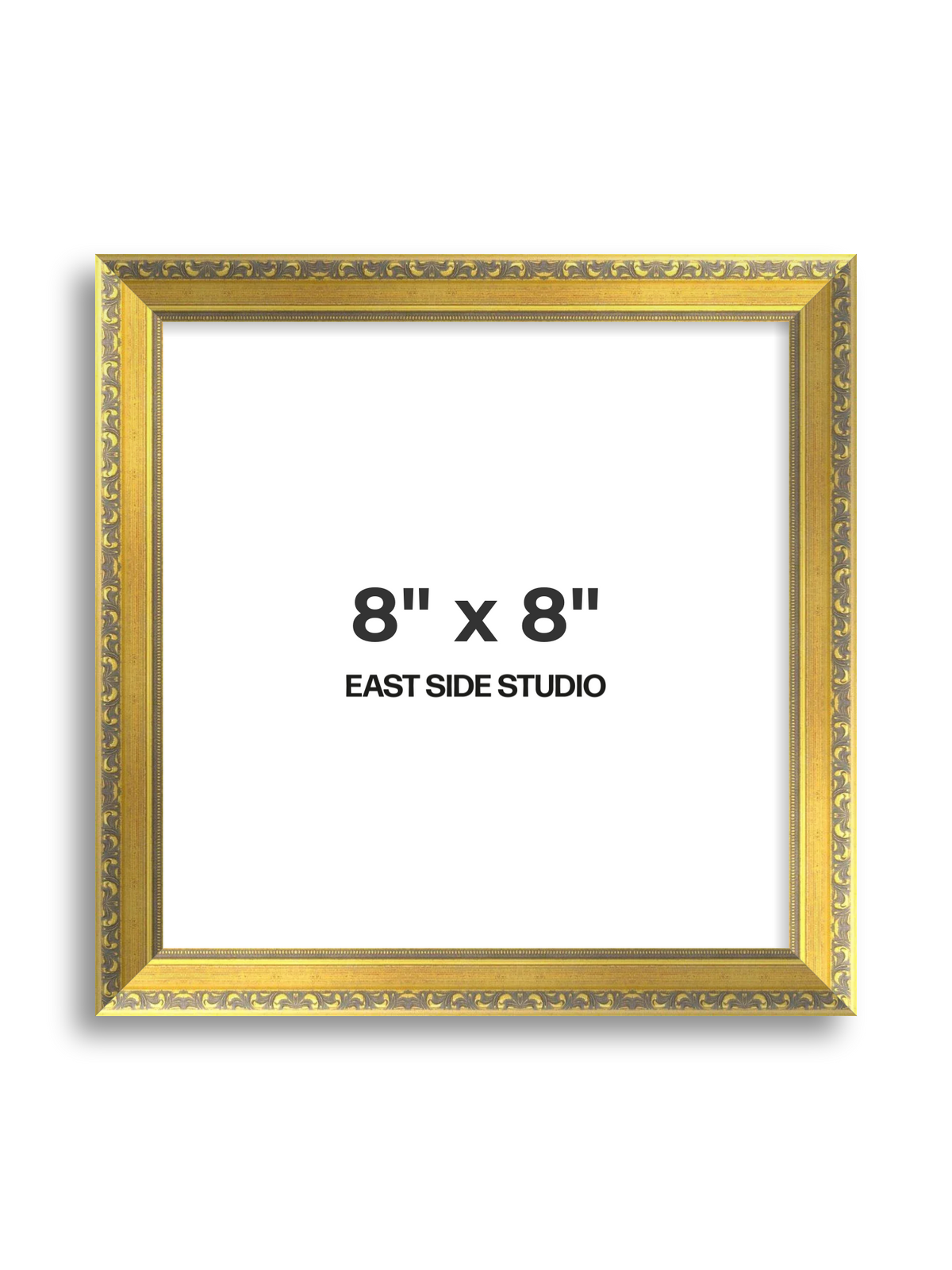 Florin Gold 8" x 8" picture frame