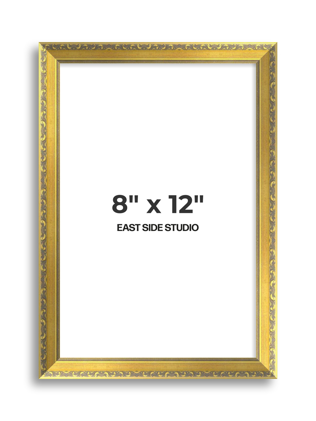 Florin Gold 8" x 12" picture frame