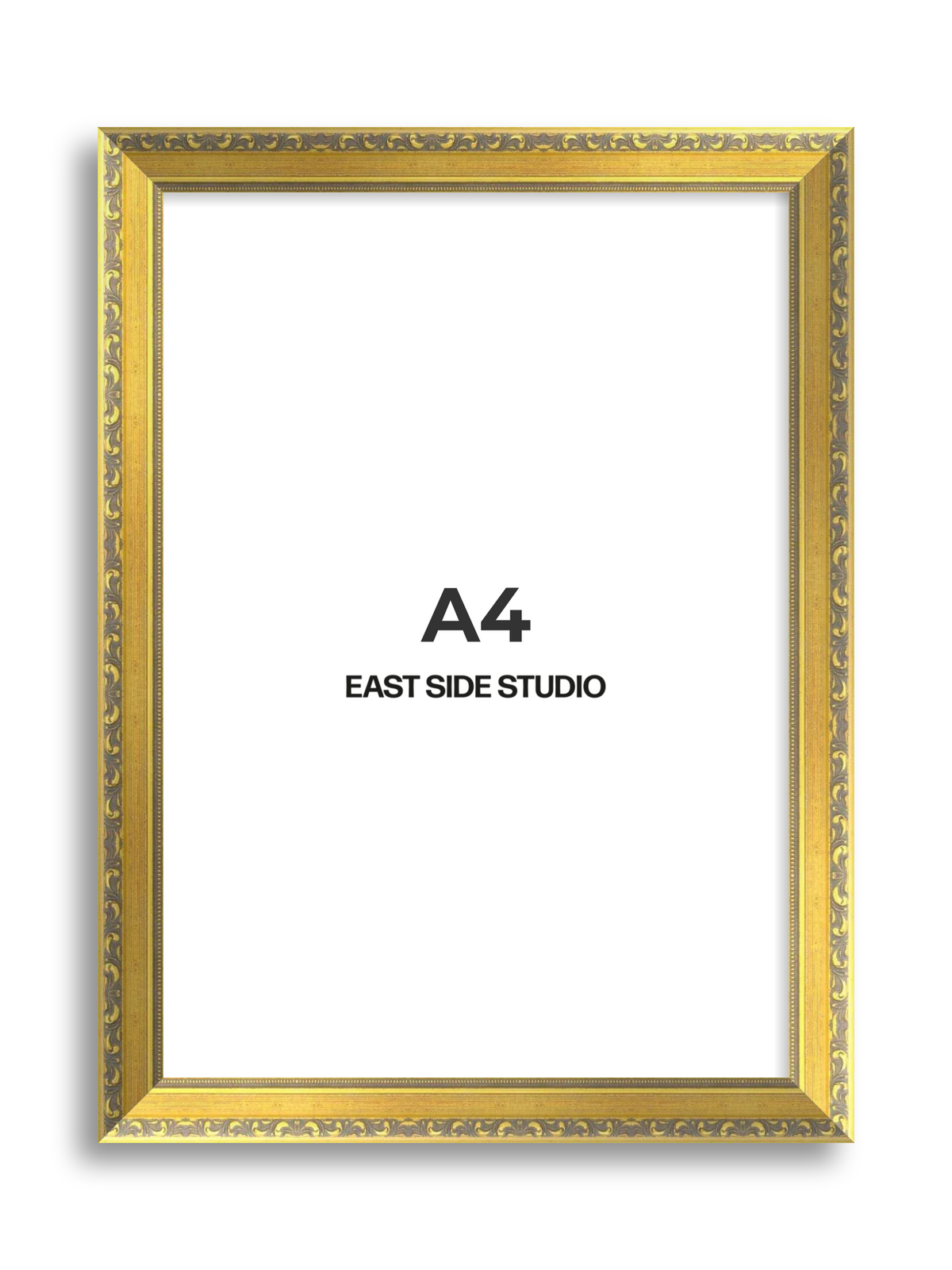Florin Gold A4 picture frame