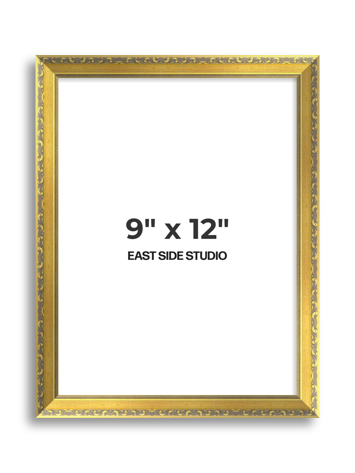 Florin Gold 9" x 12" picture frame