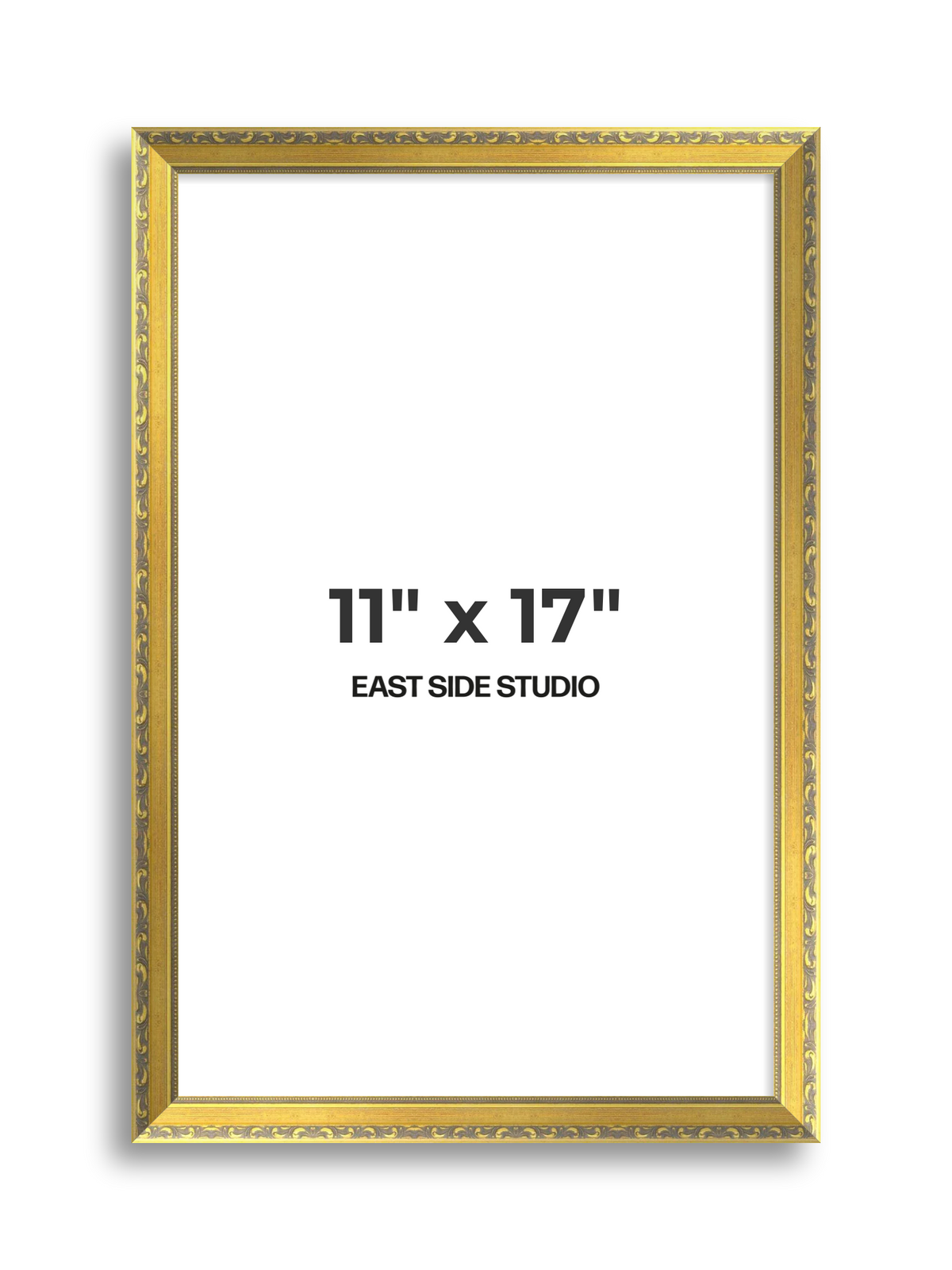 Florin Gold 11" x 17" picture frame