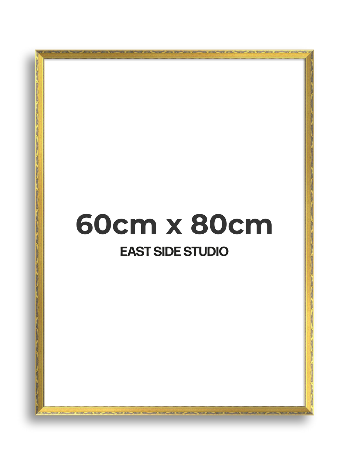 Florin Gold 60cm x 80cm picture frame