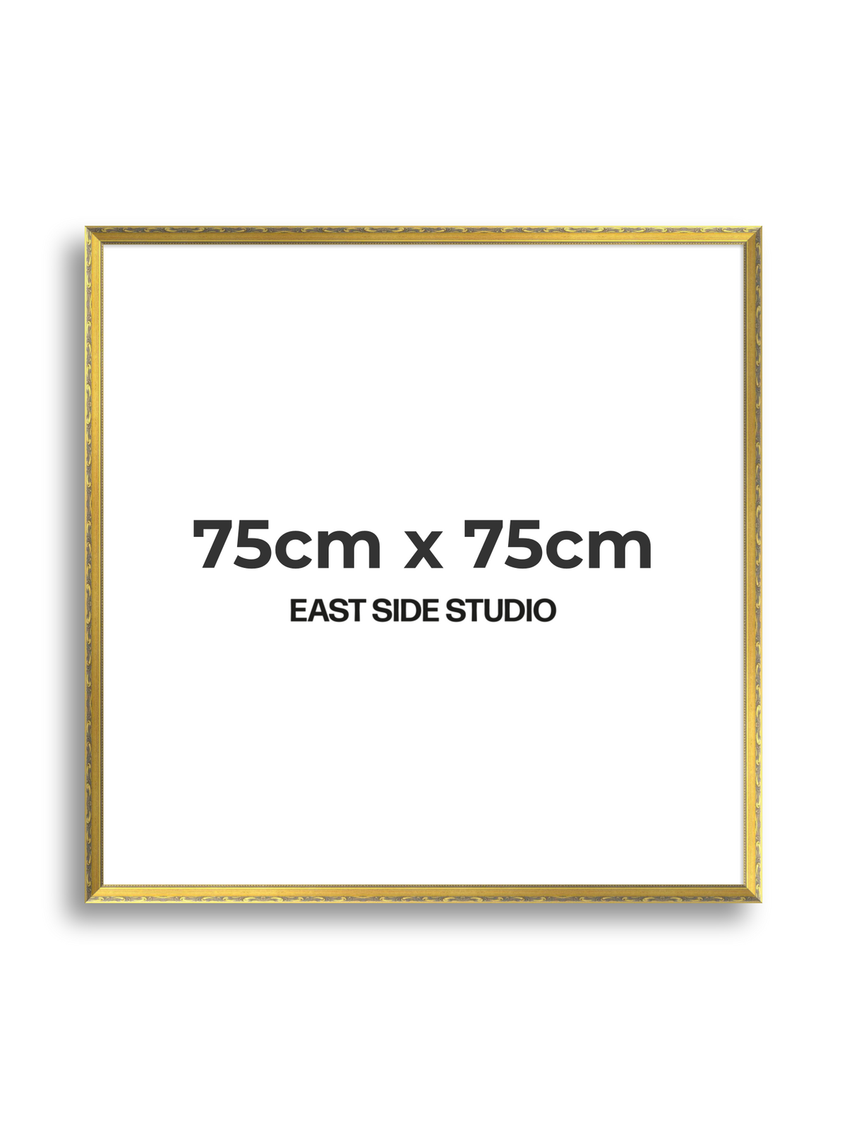 Florin Gold 75cm x 75cm picture frame