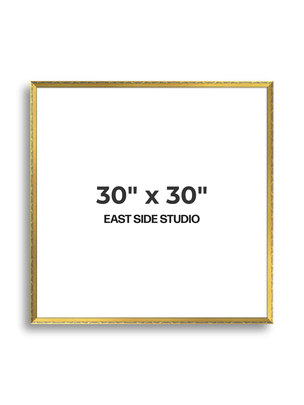Florin Gold 30" x 30" picture frame
