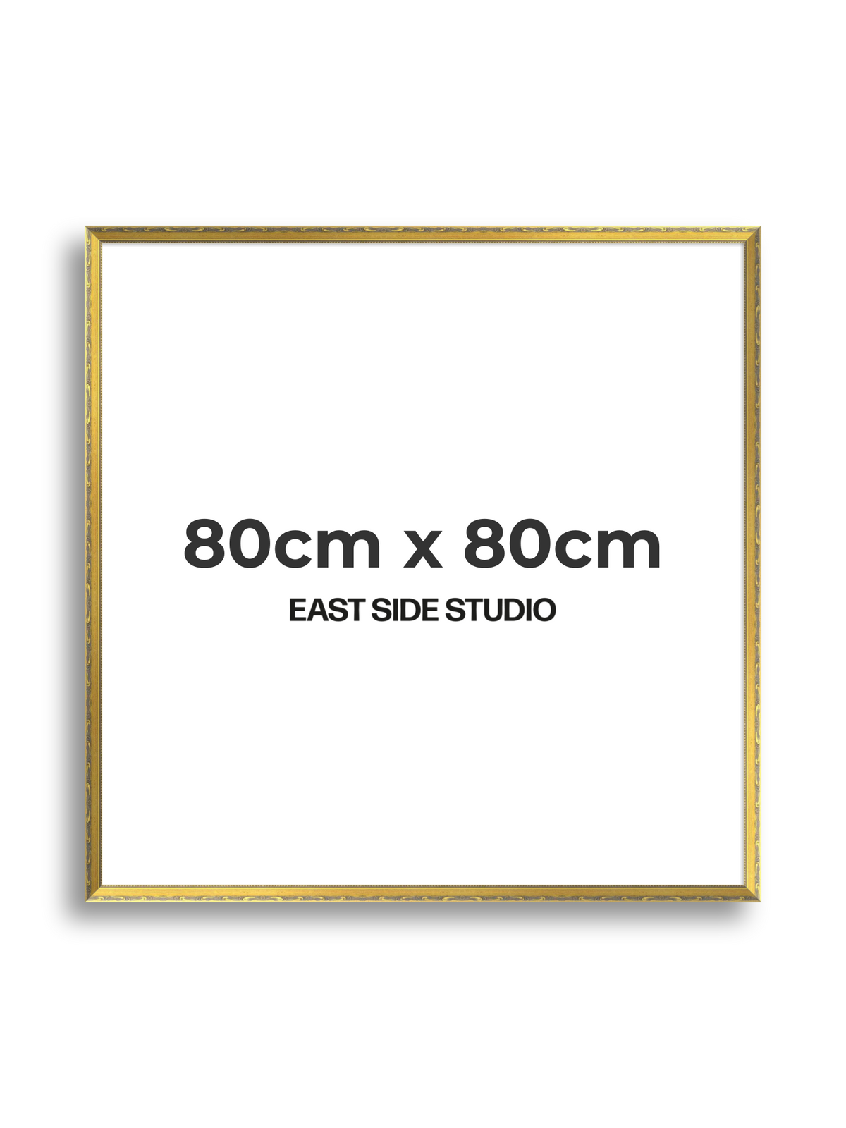 Florin Gold 80cm x 80cm picture frame