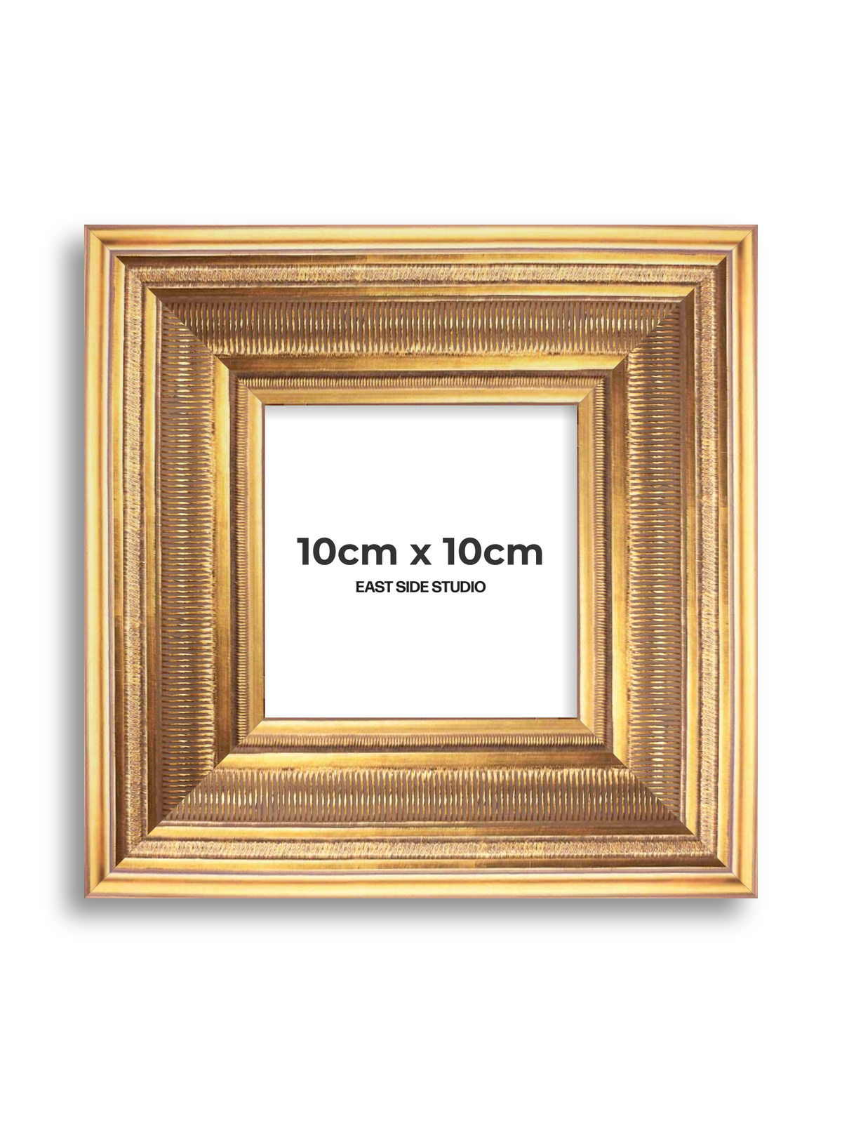 Colonnade Gold 10cm x 10cm picture frame
