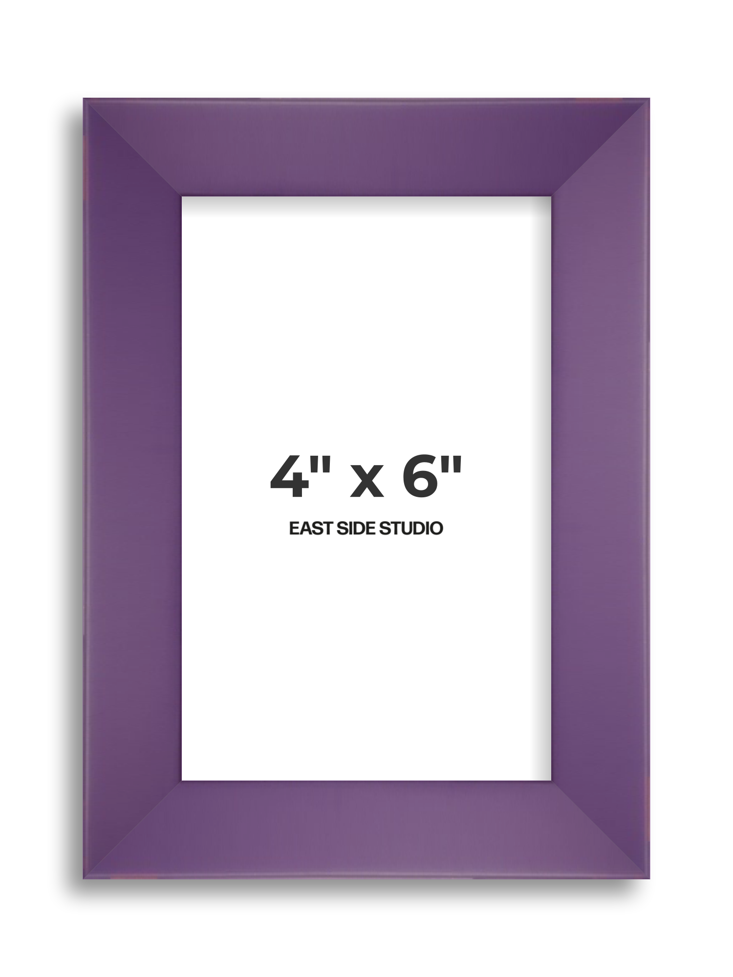 Deep Lilac 4" x 6" picture frame