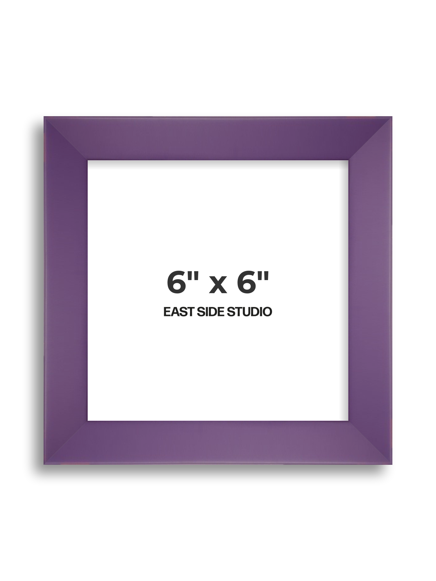 Deep Lilac 6" x 6" picture frame