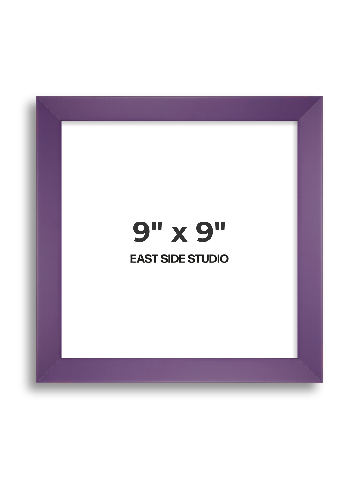 Deep Lilac 9" x 9" picture frame
