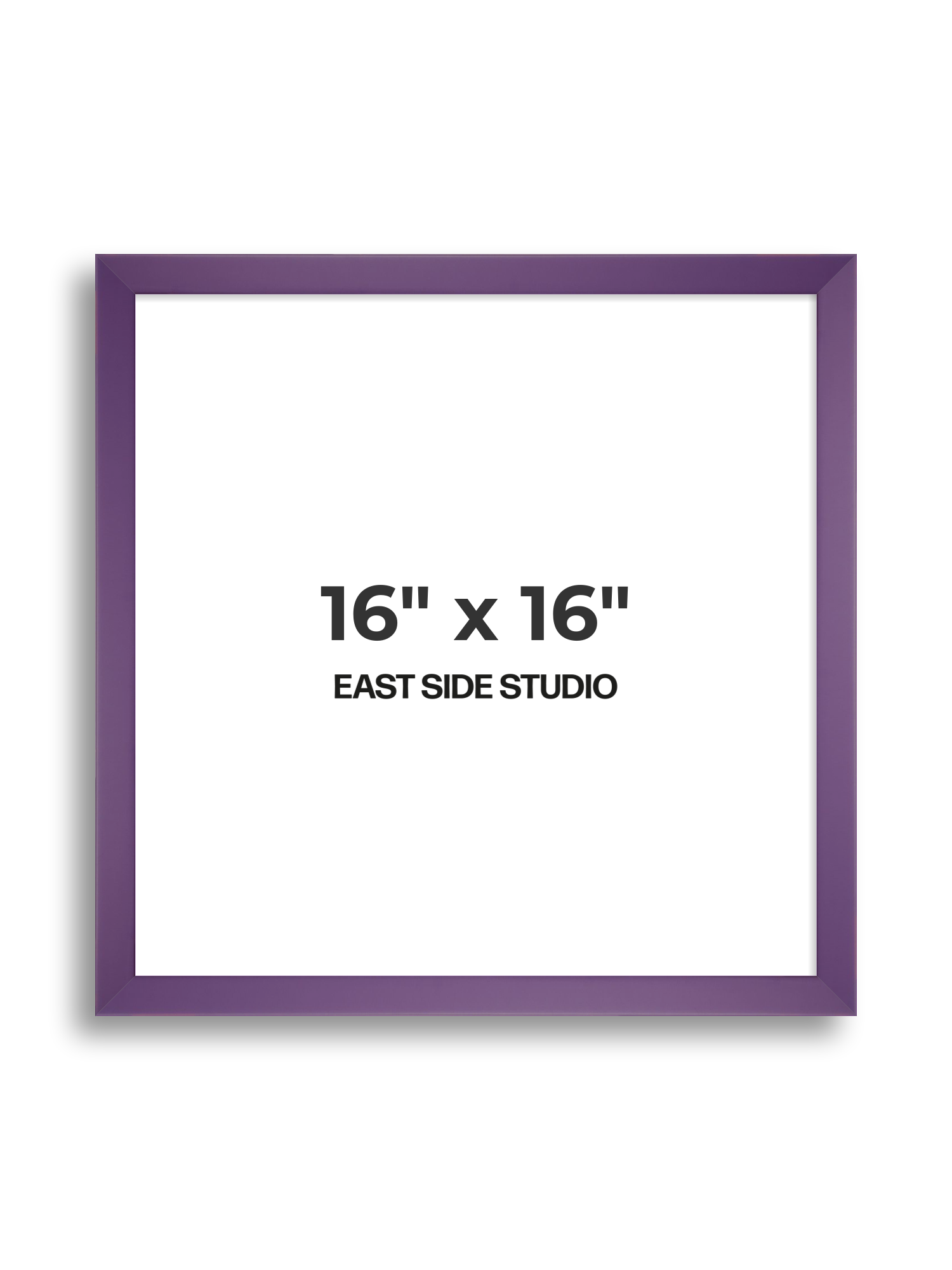 Deep Lilac 16" x 16" picture frame