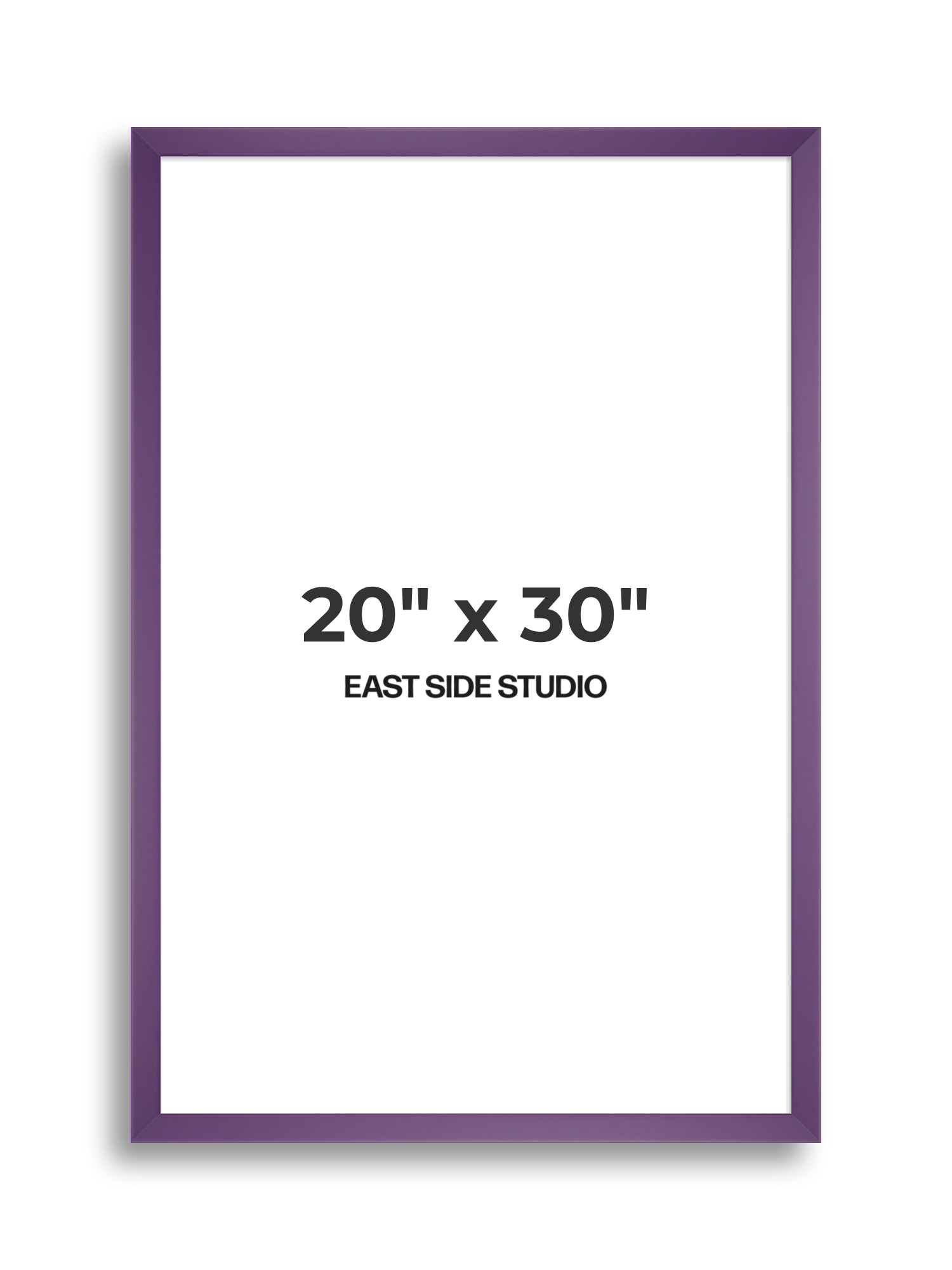 Deep Lilac 20" x 30" picture frame