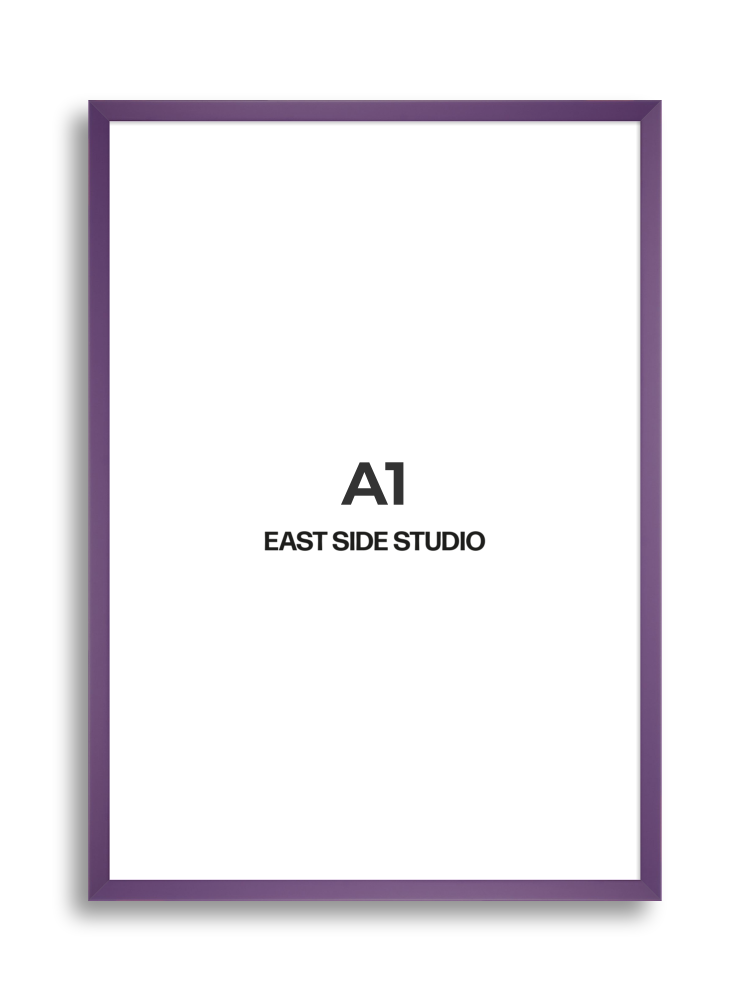 Deep Lilac A1 picture frame