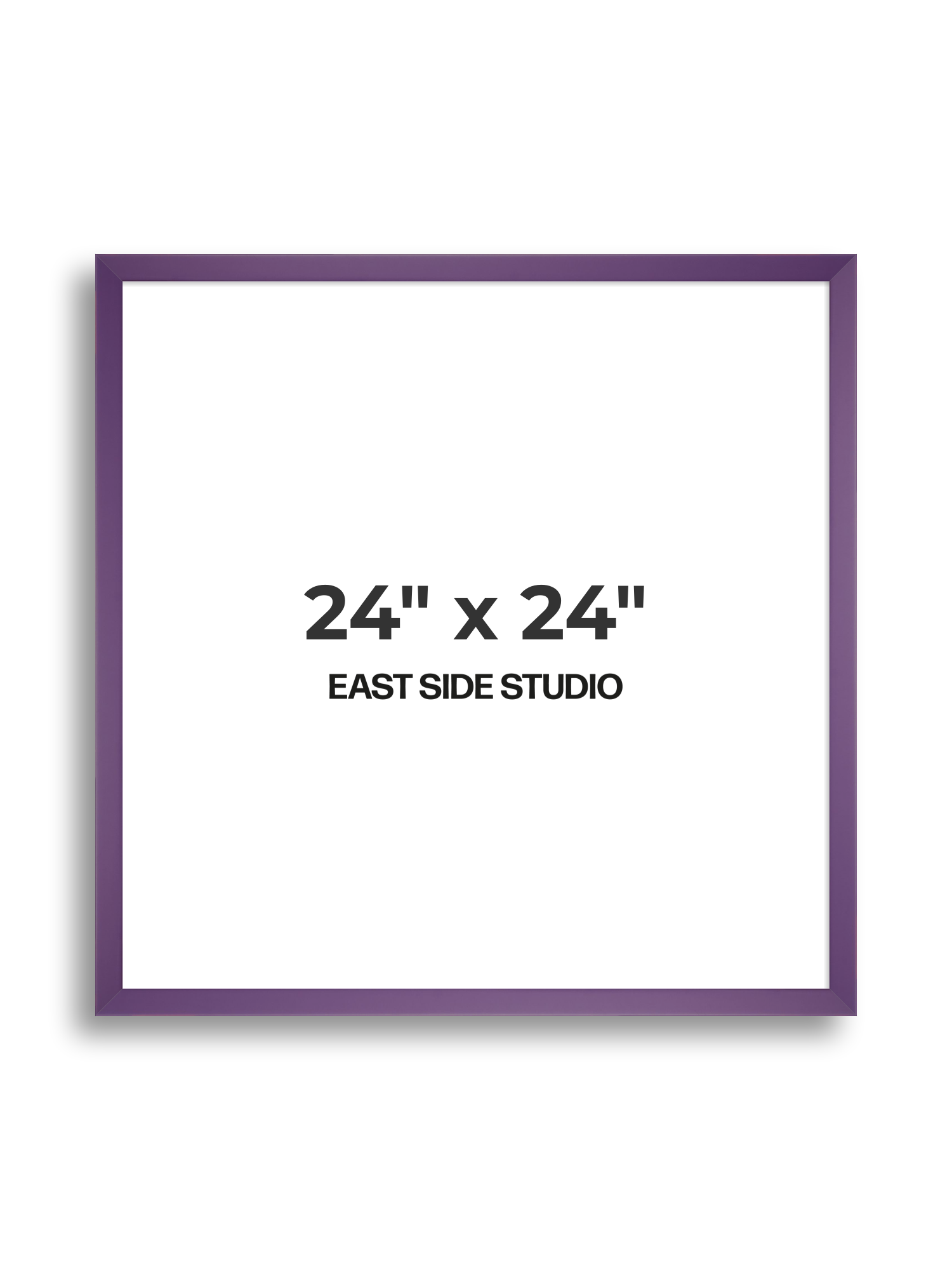 Deep Lilac 24" x 24" picture frame